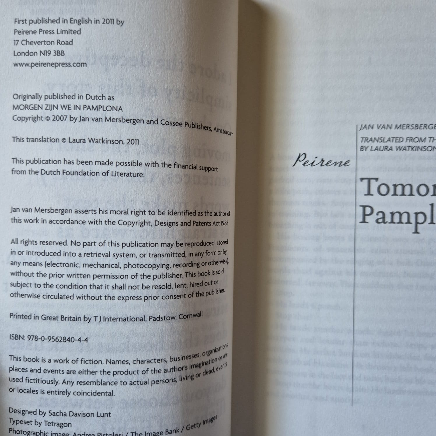 'Tomorrow Pamplona' by Jan van Mersbergen
