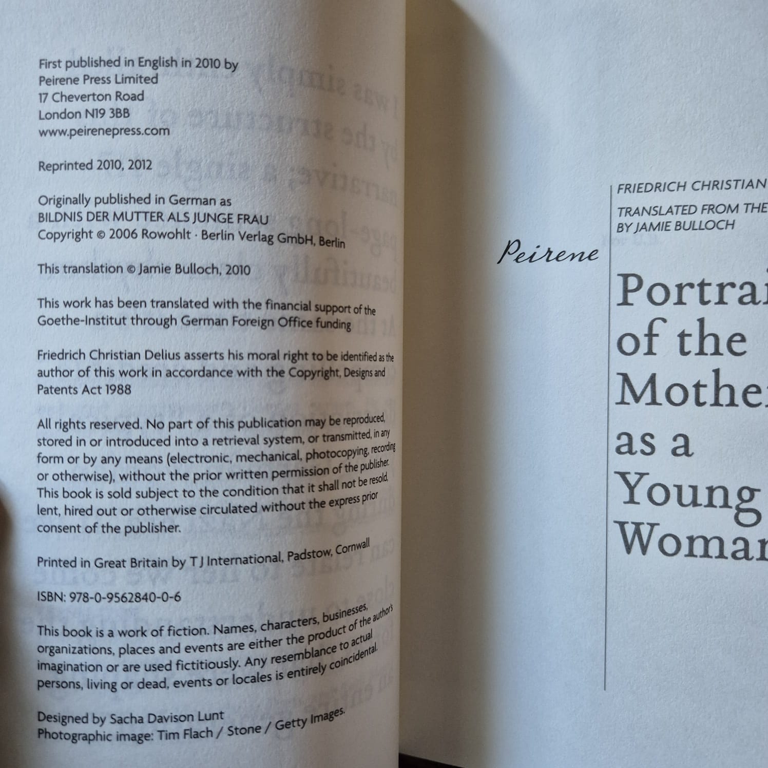 'Portrait of the Mother as a Young Woman' by Friedrich Christian Delius