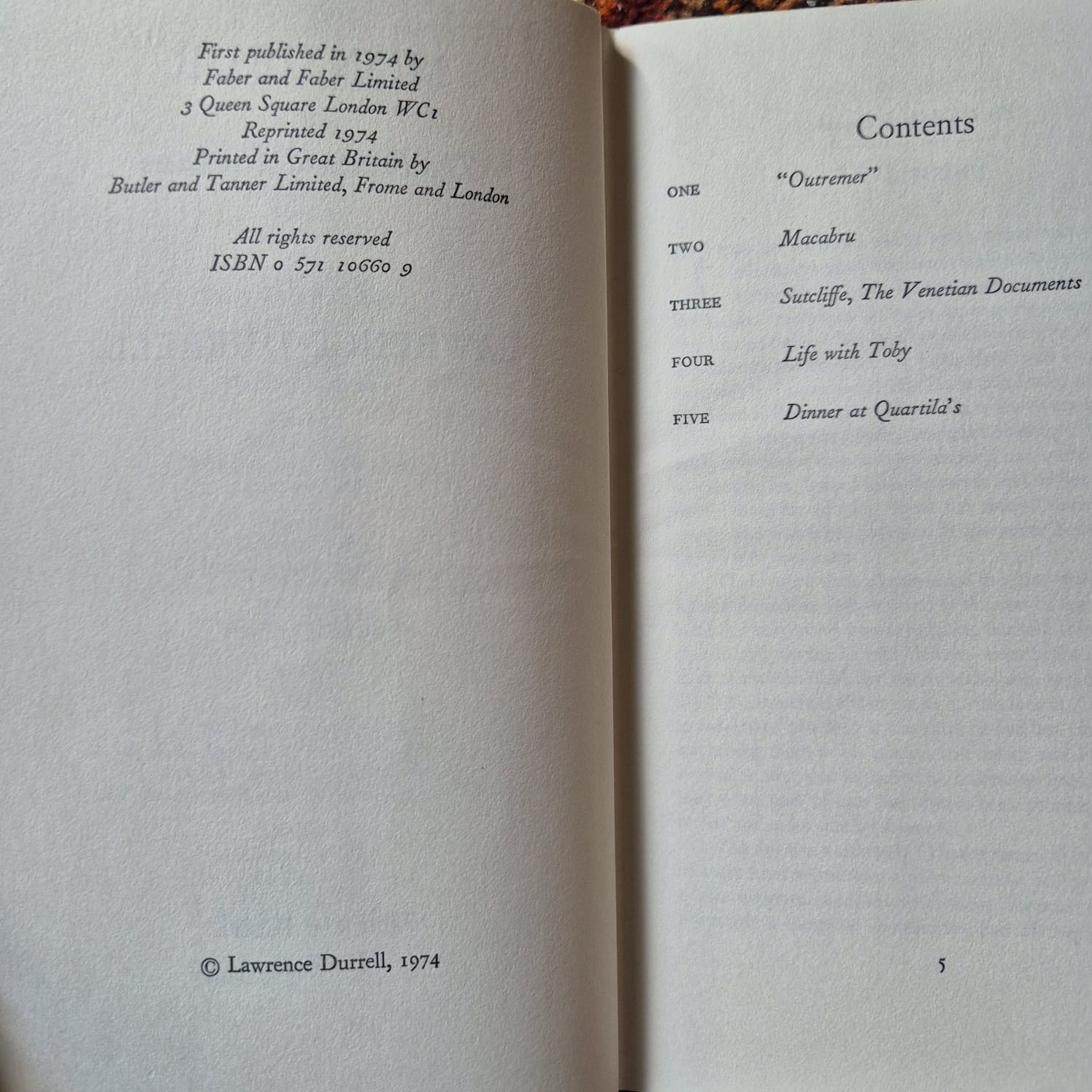 'Monsieur; or, The Prince of Darkness' by Lawrence Durrell