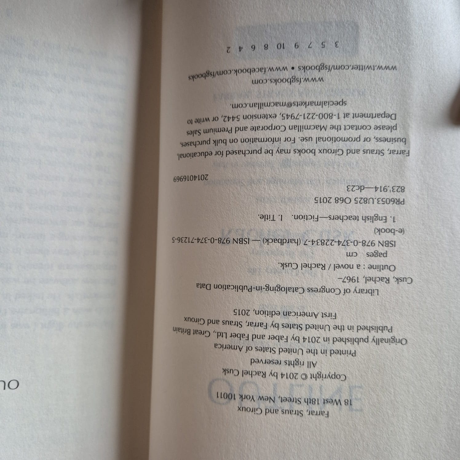 'Outline' by Rachel Cusk
