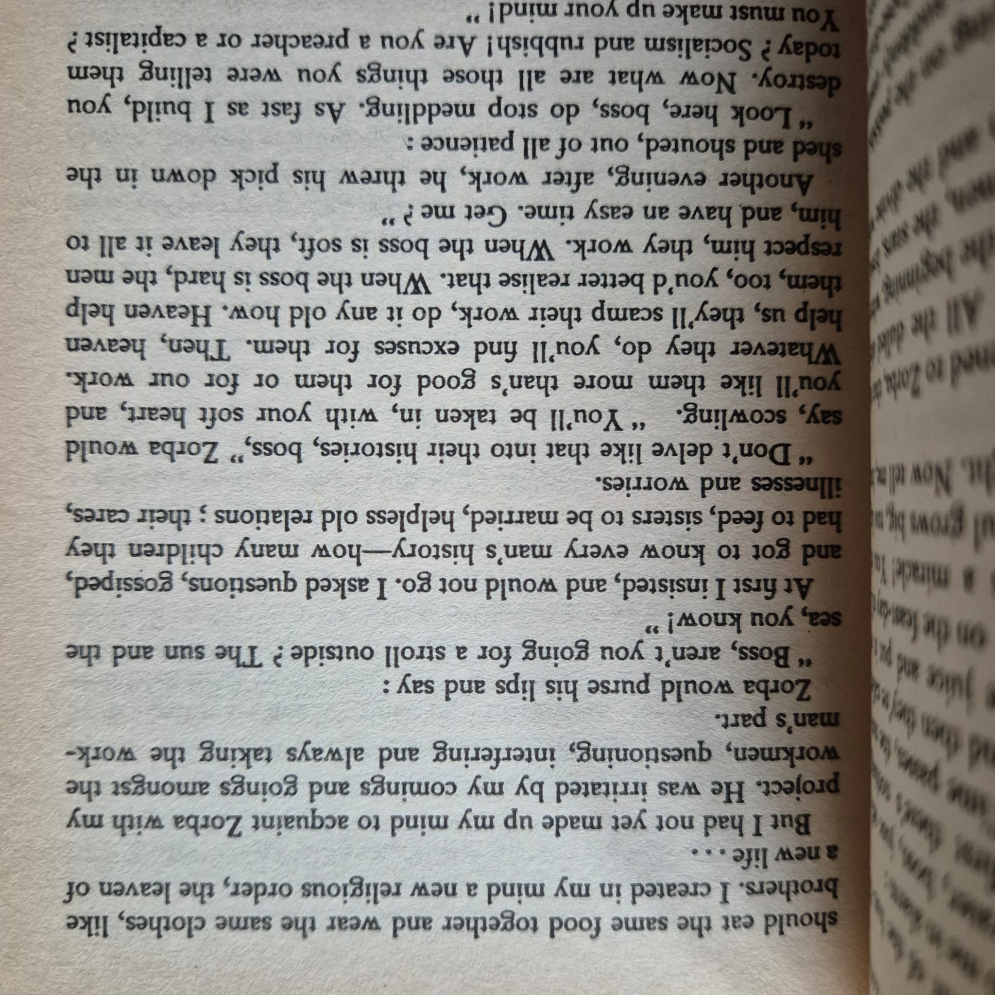 'Zorba the Greek' by Nikos Kazantzakis