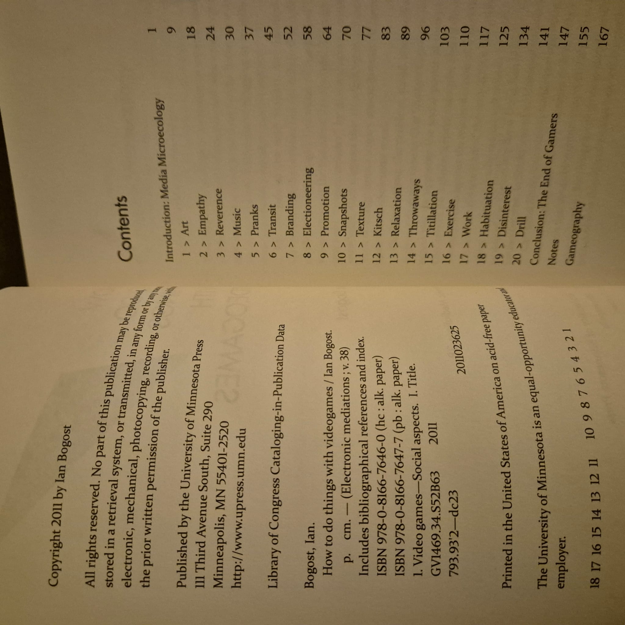 'How to do Things with Video Games' by Ian Bogost