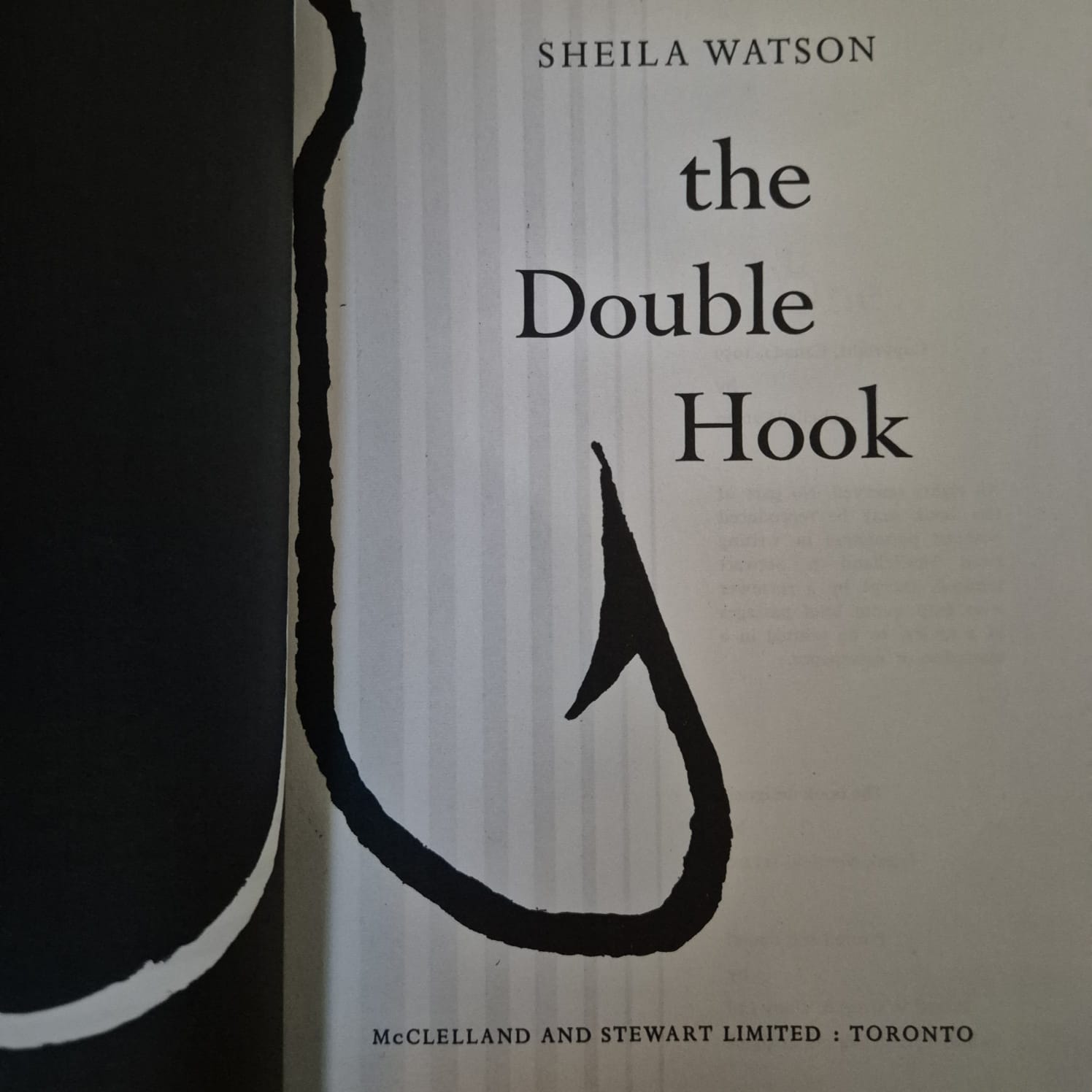 'The Double Hook' by Sheila Watson