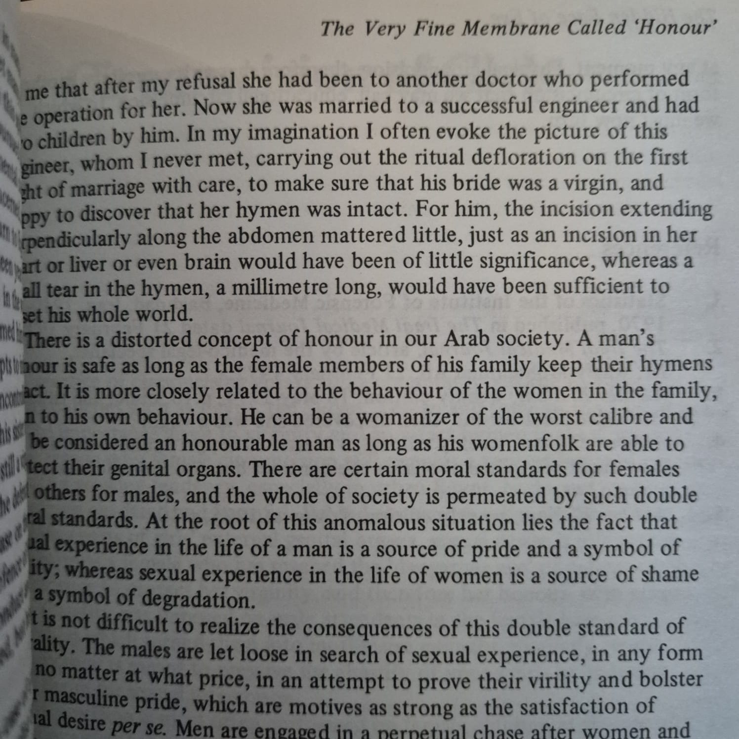 'The Hidden Face of Eve: The Women of the Arab World' by Nawal El Saadawi