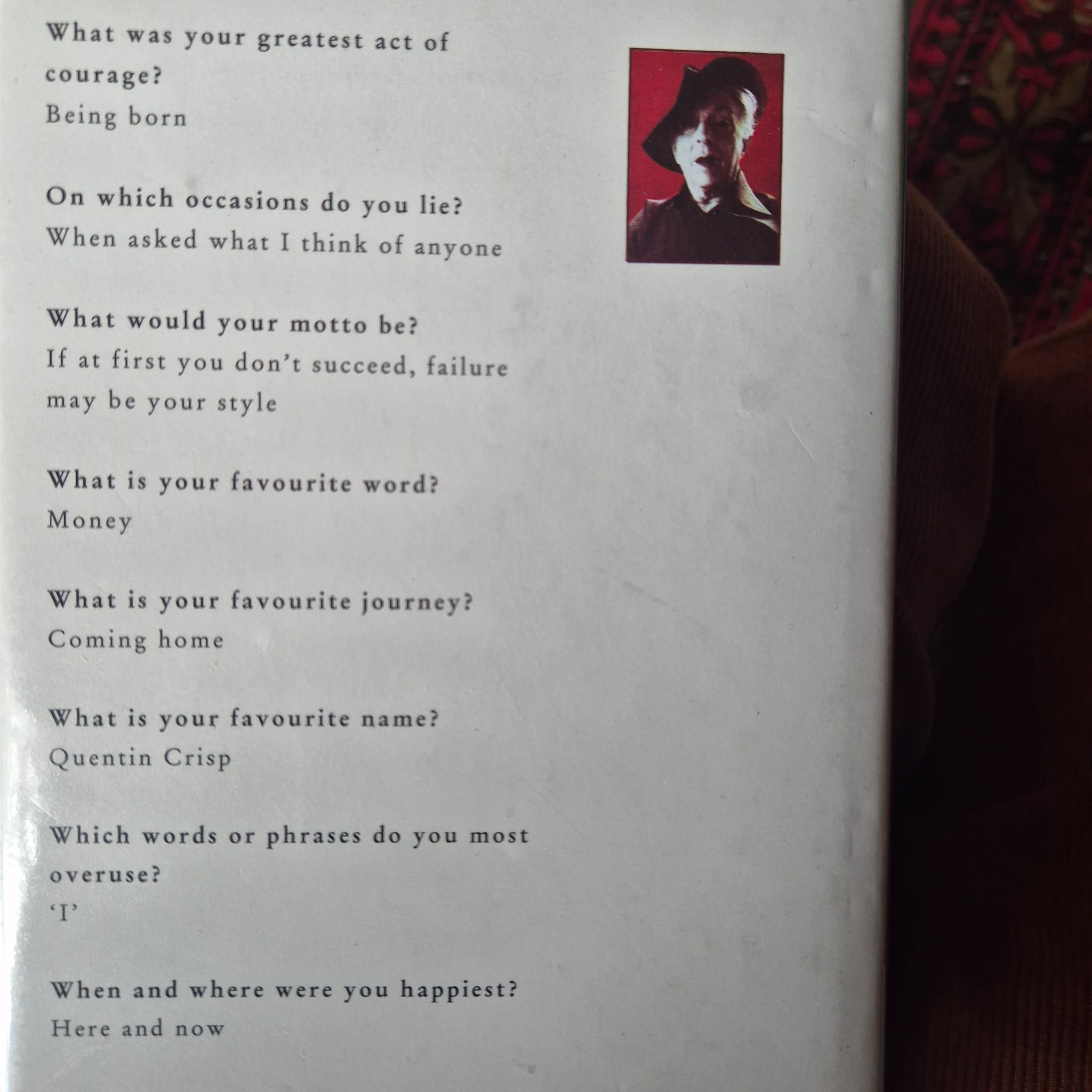 'How to Go to the Movies: A Guide for the Perplexed' by Quentin Crisp