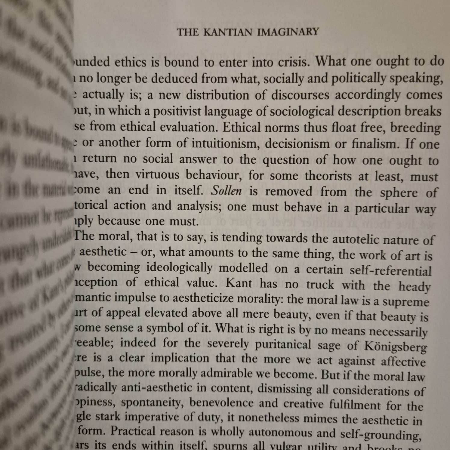 'The Ideology of the Aesthetic' by Terry Eagleton