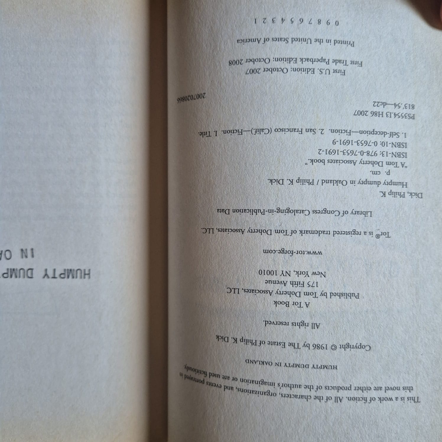 'Humpty Dumpty in Oakland' by Philip K. Dick