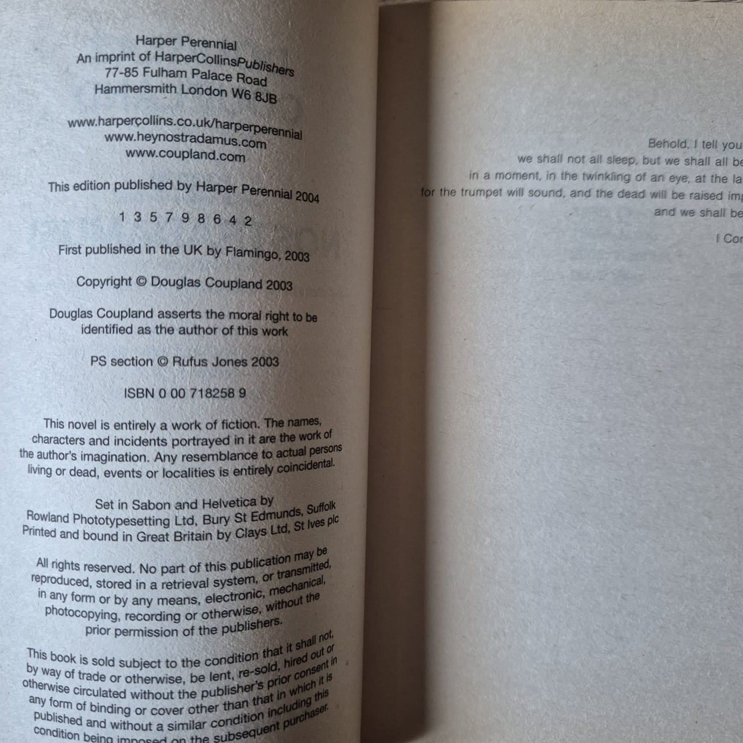 'Hey Nostradamus!' by Douglas Coupland