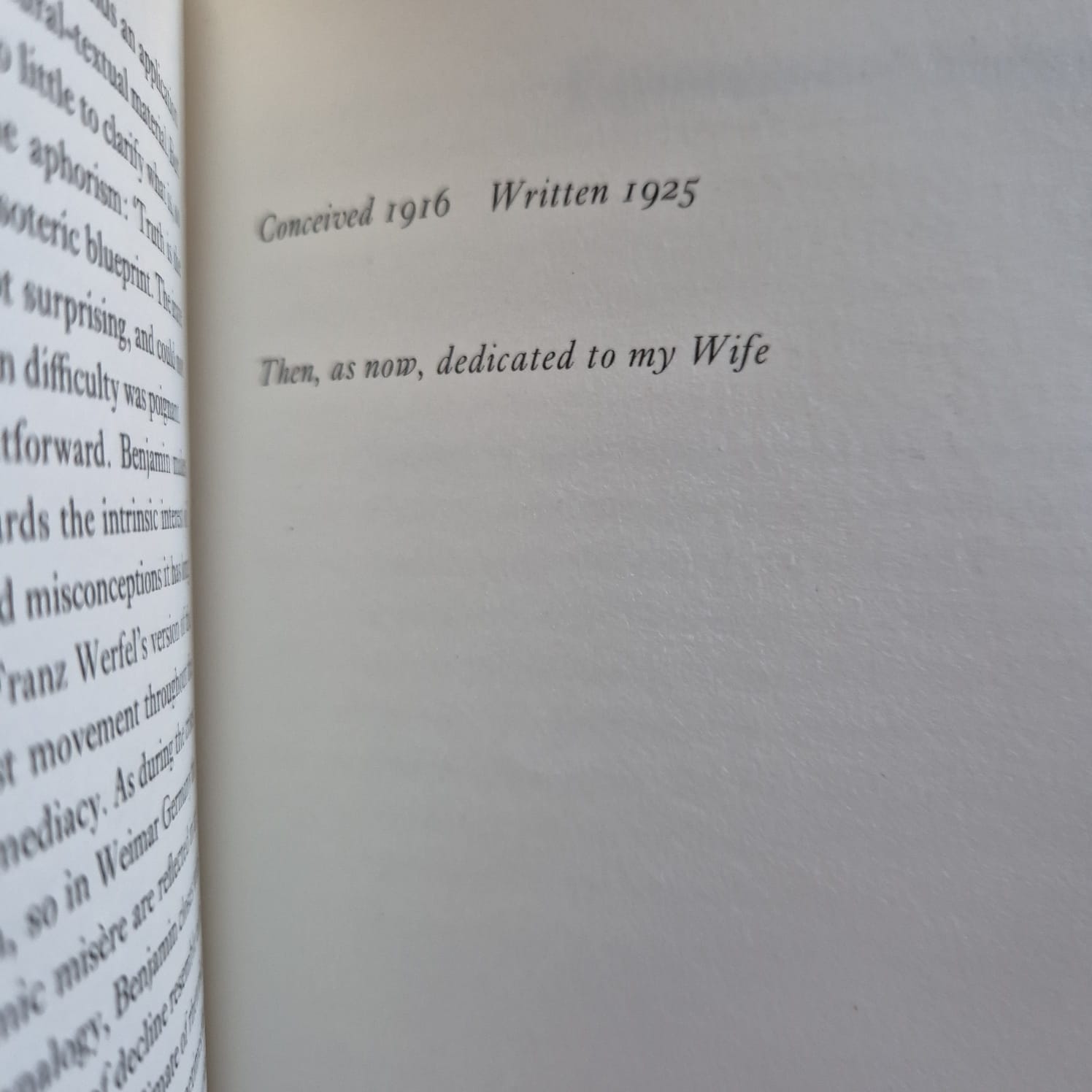 'The Origin of German Tragic Drama' by Walter Benjamin
