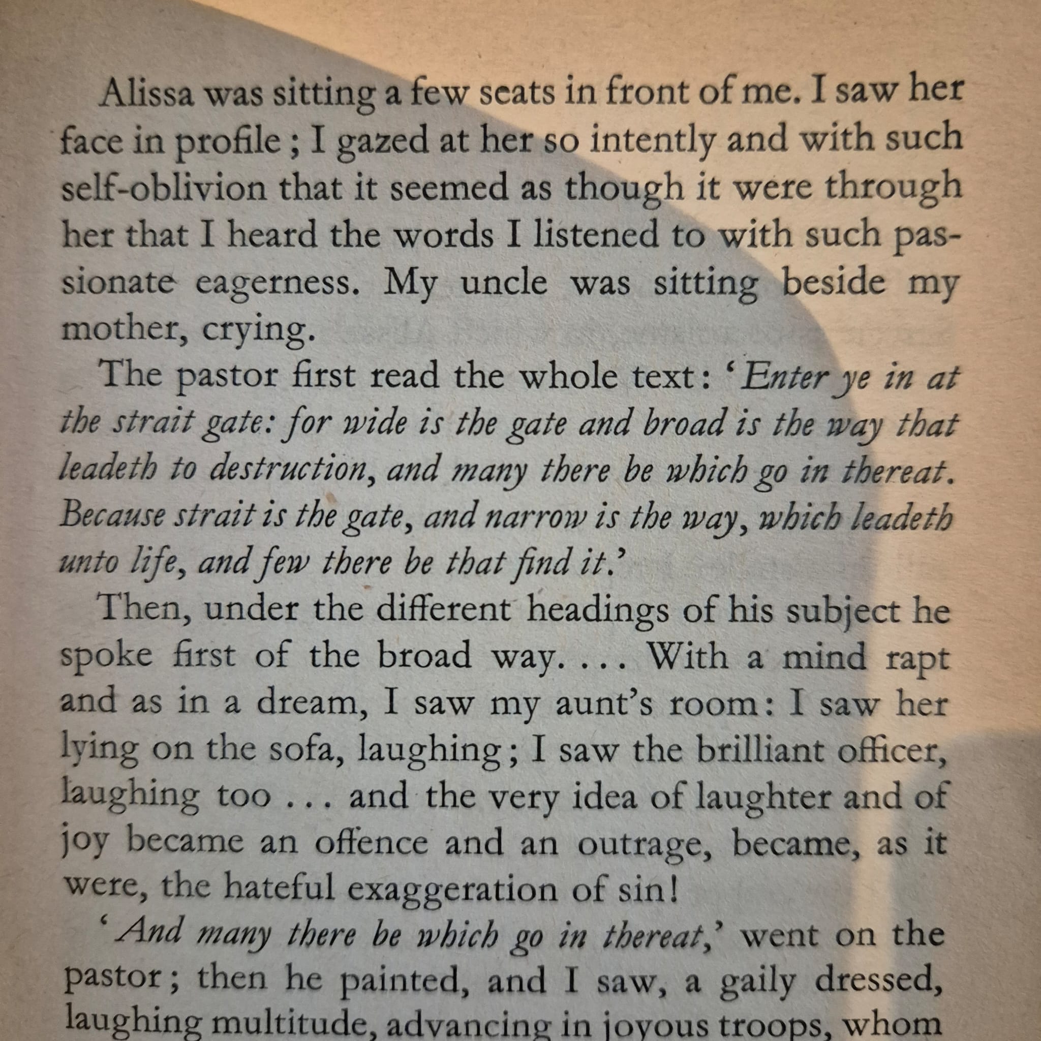 'Strait Is the Gate' by André Gide