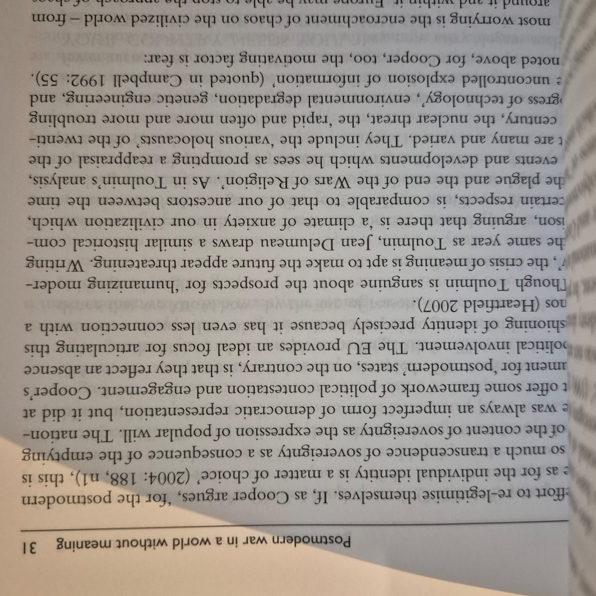 'Media, War and Postmodernity' by Philip Hammond