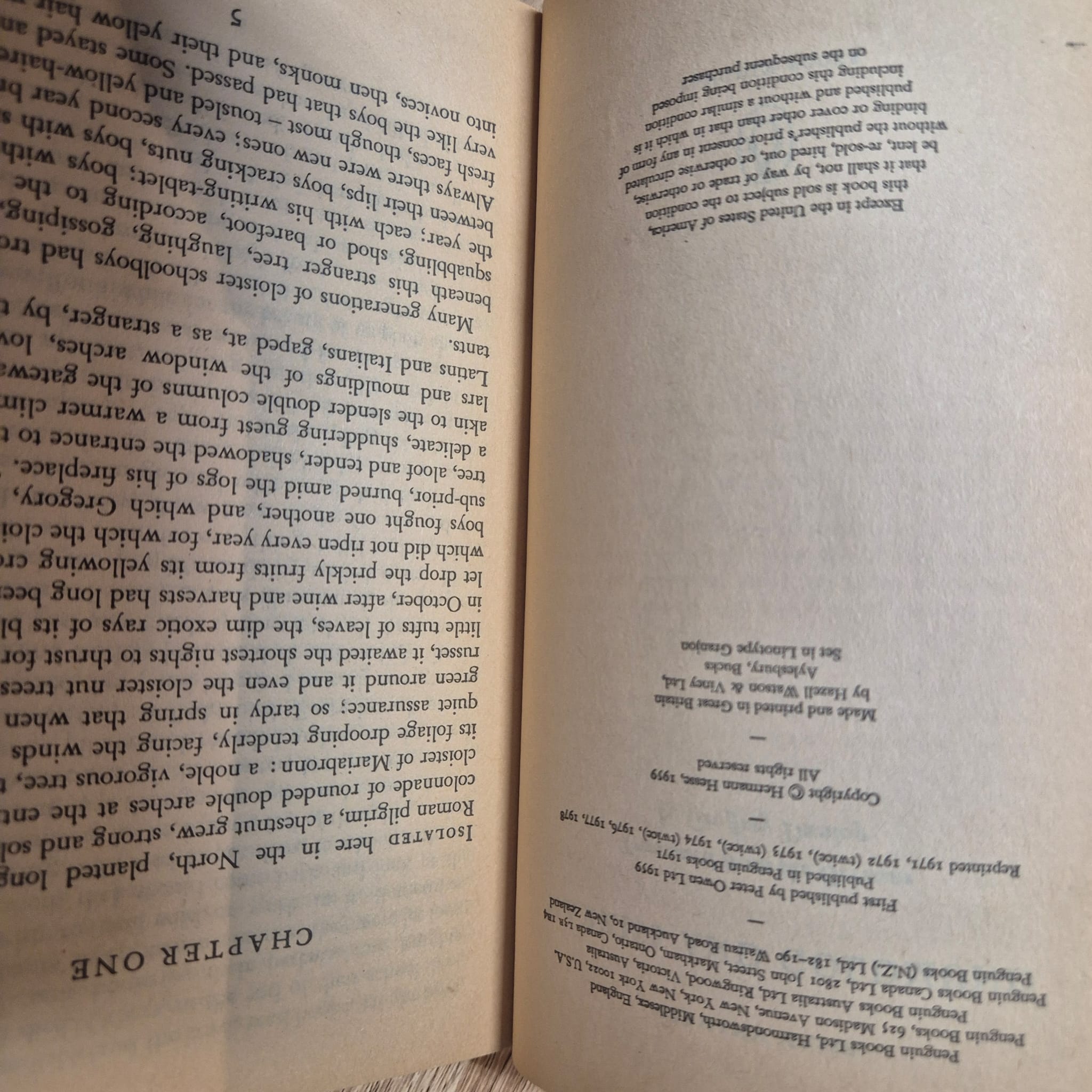 'Narziss and Goldmund' by Hermann Hesse