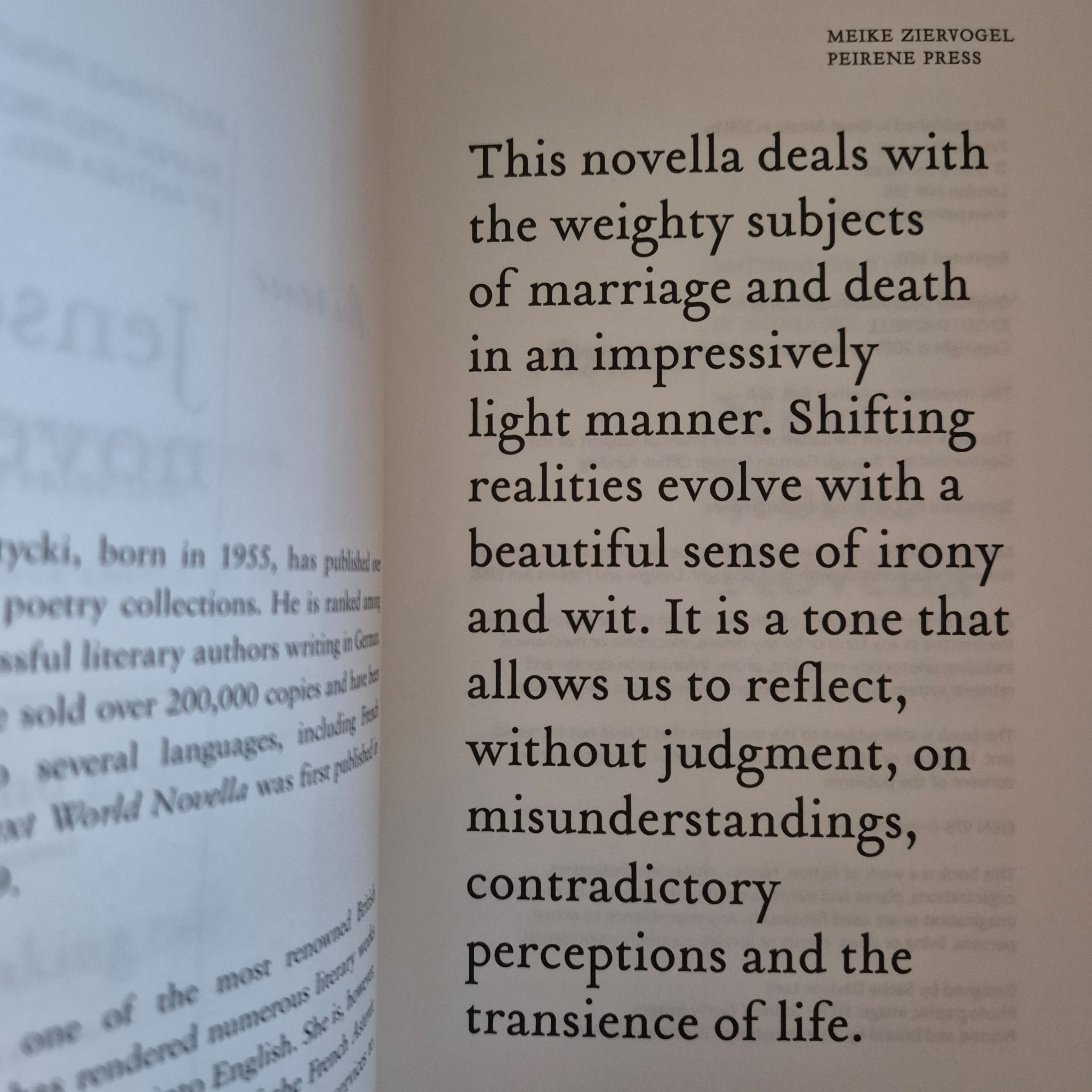 'Next World Novella' by Matthias Politycki