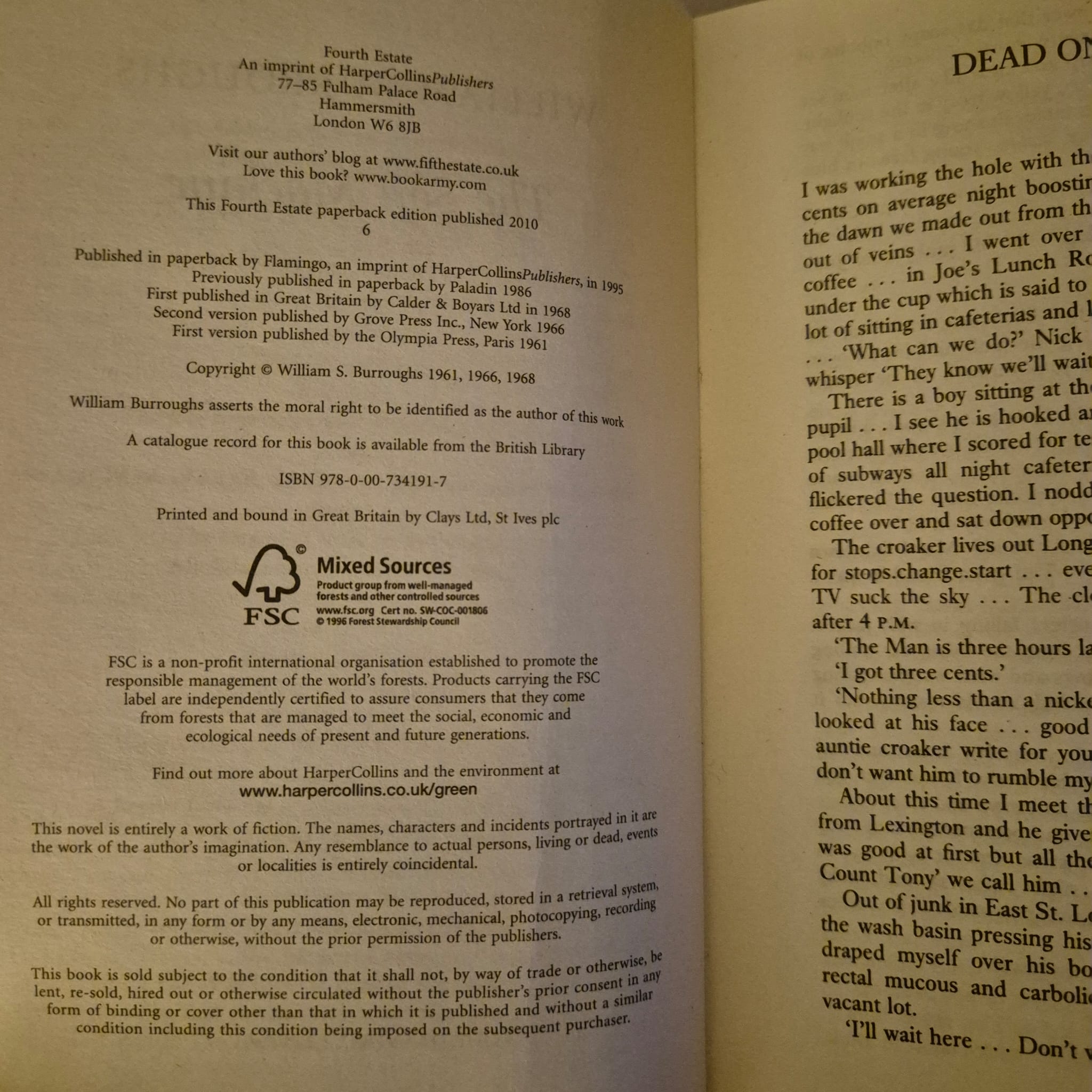 'The Soft Machine' by William S. Burroughs