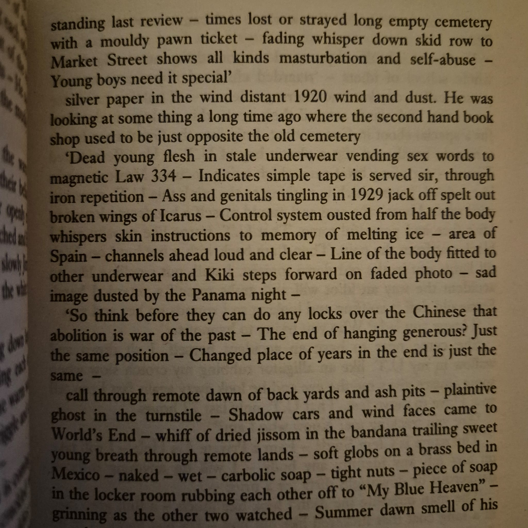 'The Soft Machine' by William S. Burroughs