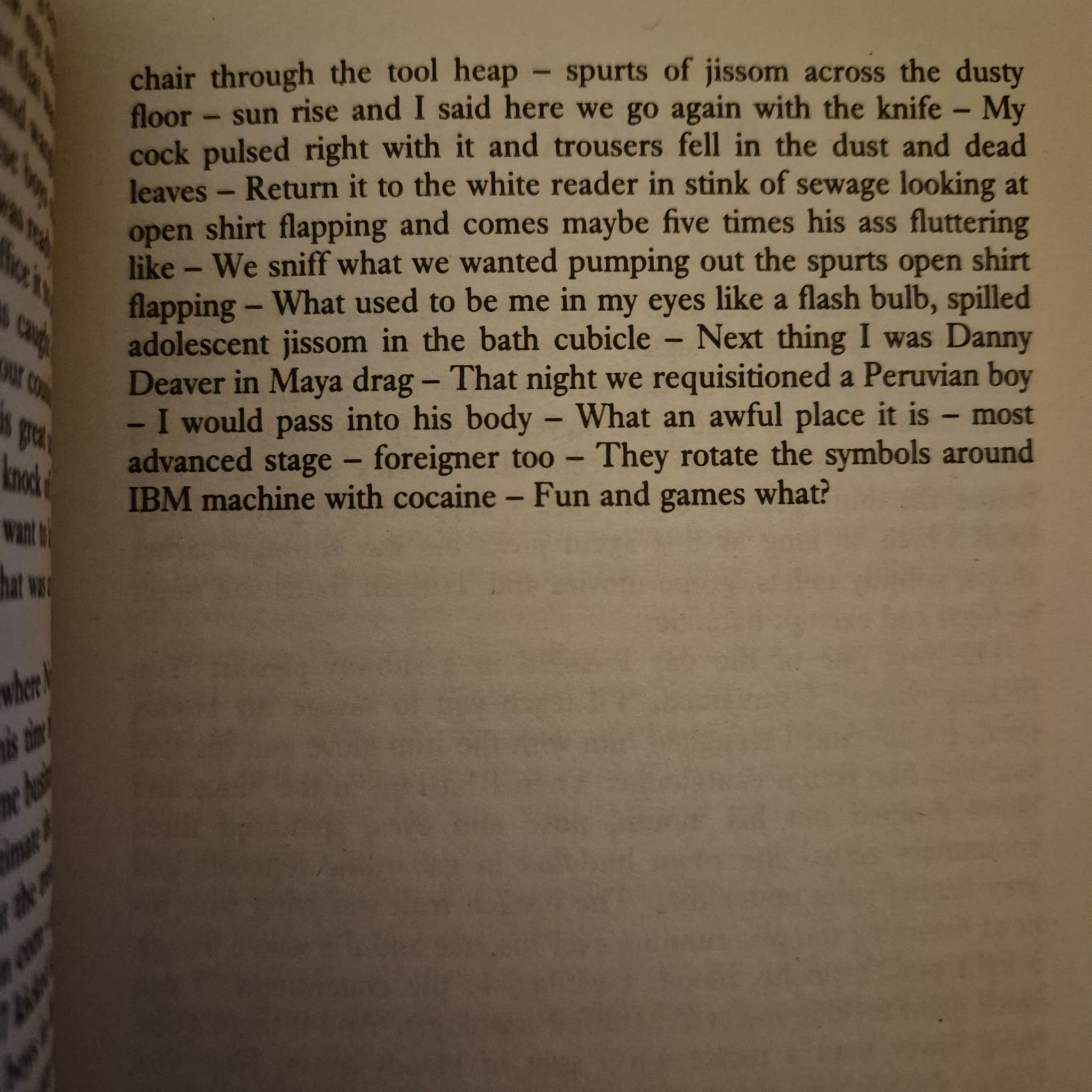 'The Soft Machine' by William S. Burroughs