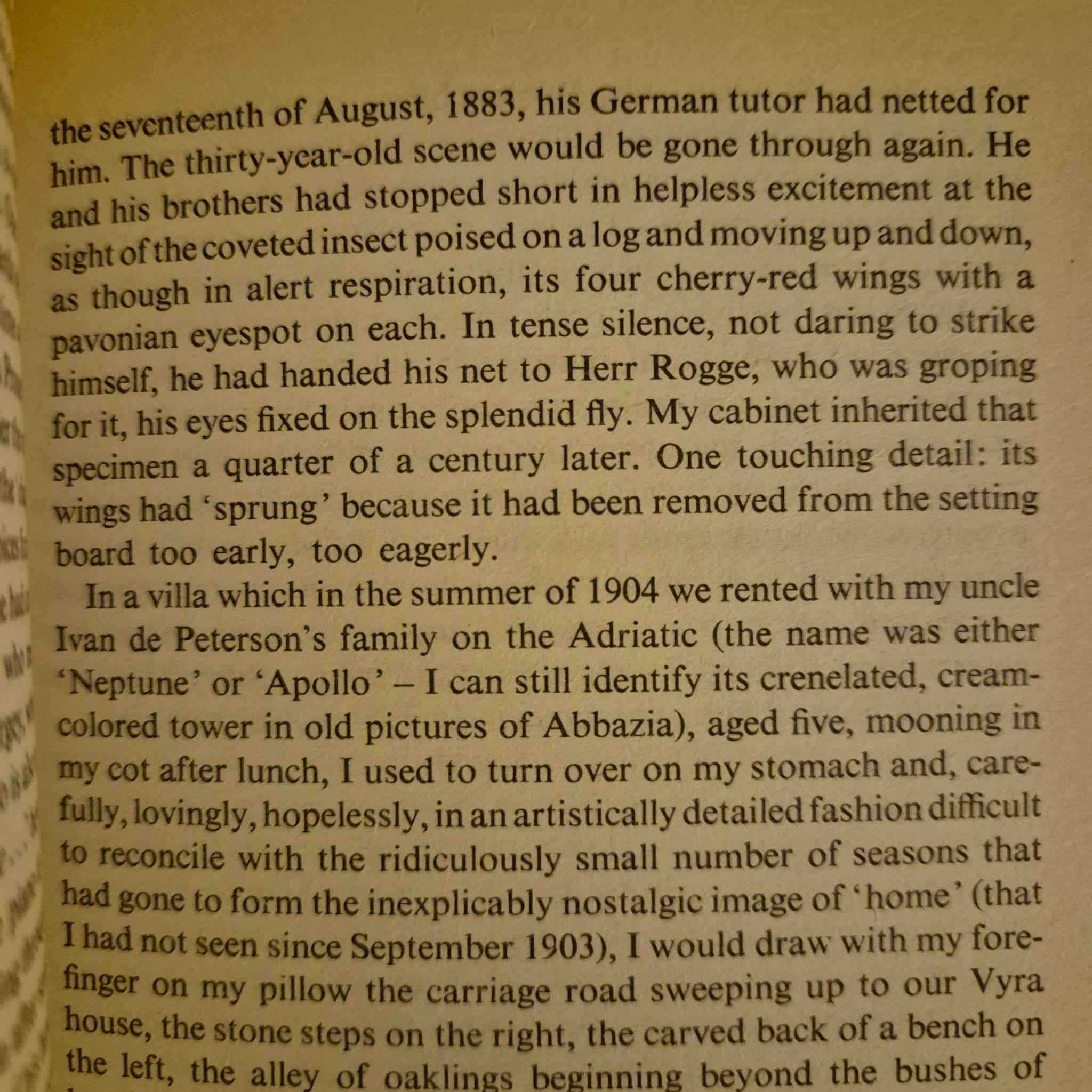 'Speak, Memory' by Vladimir Nabokov