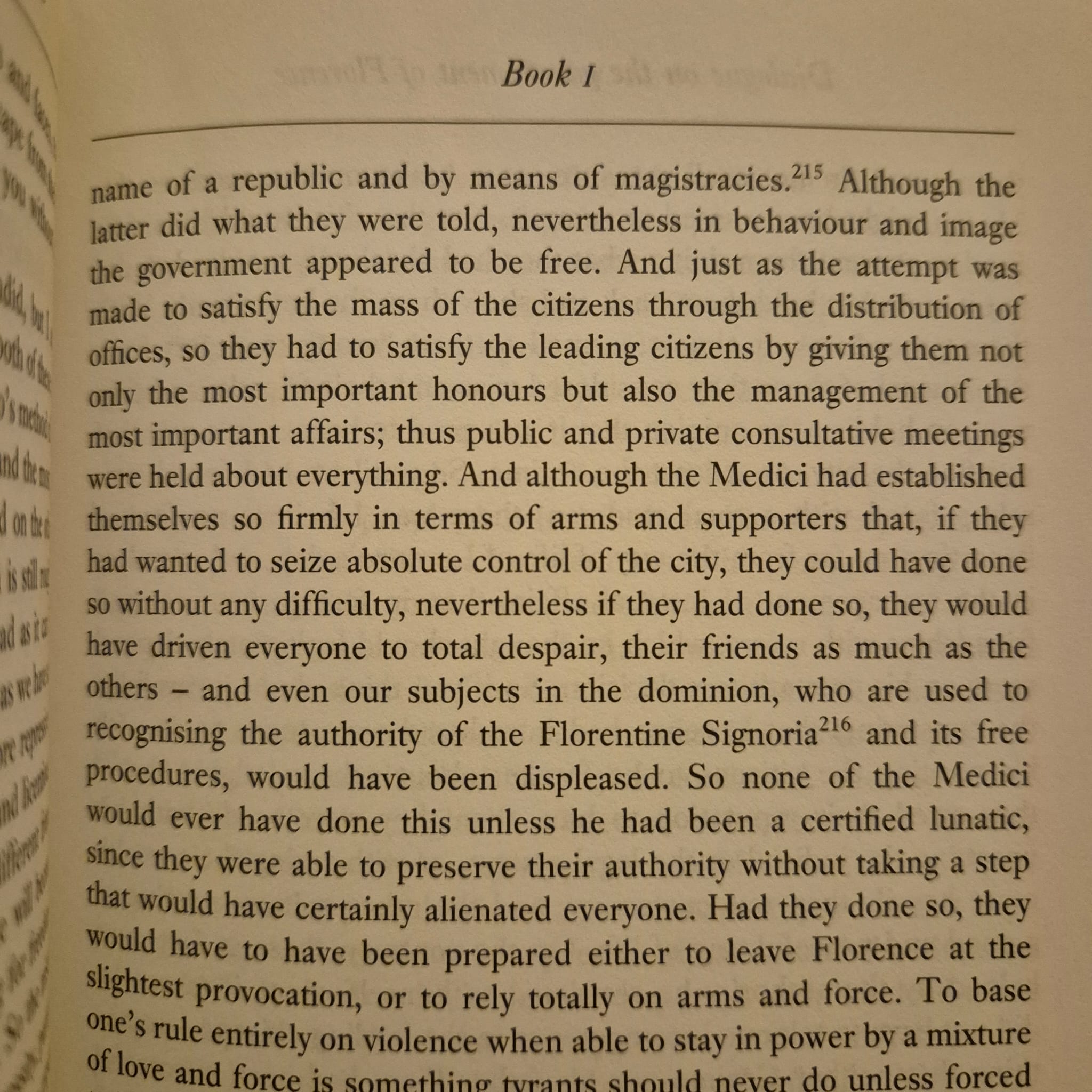 'Dialogue on the Government of Florence' by Francesco Guicciardini