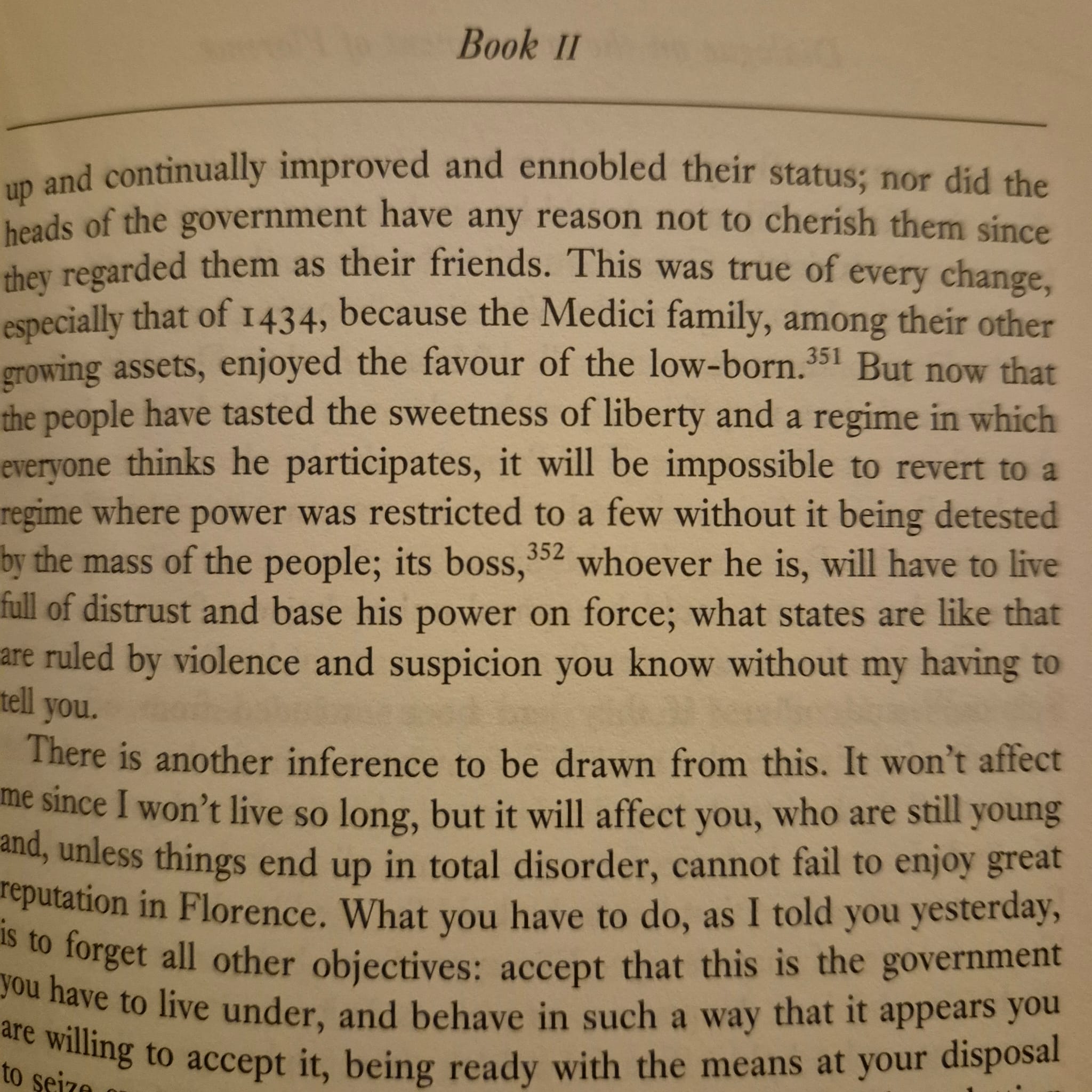 'Dialogue on the Government of Florence' by Francesco Guicciardini