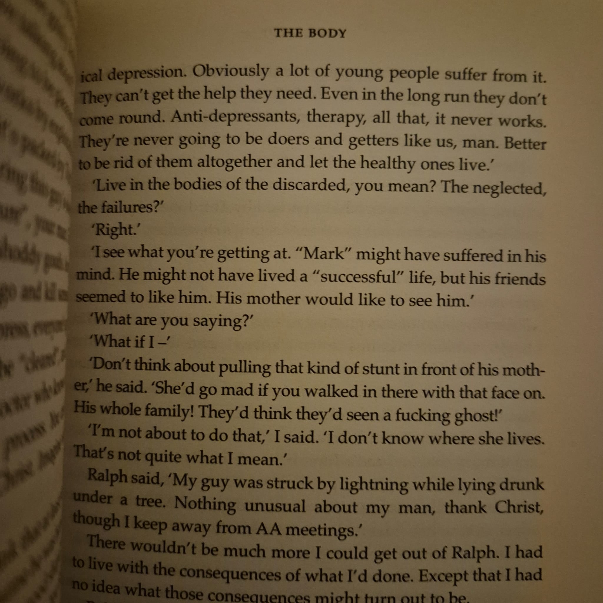 'The Body' by Hanif Kureishi
