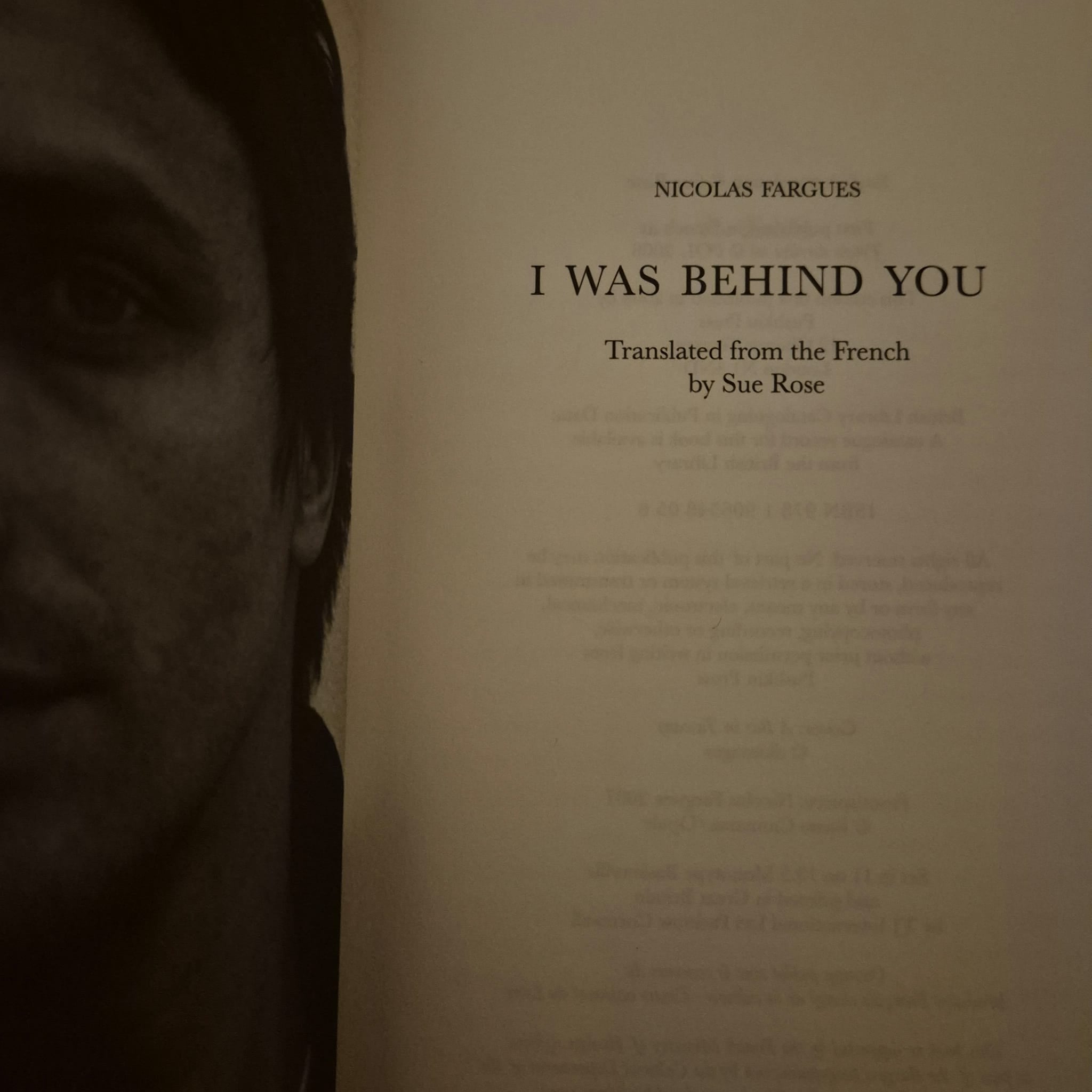 'I Was Behind You' by Nicolas Fargues