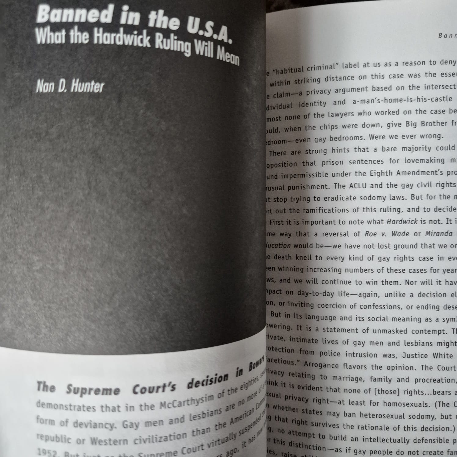'Sex Wars: Sexual Dissent and Political Culture' by Lisa Duggan and Nan D. Hunter