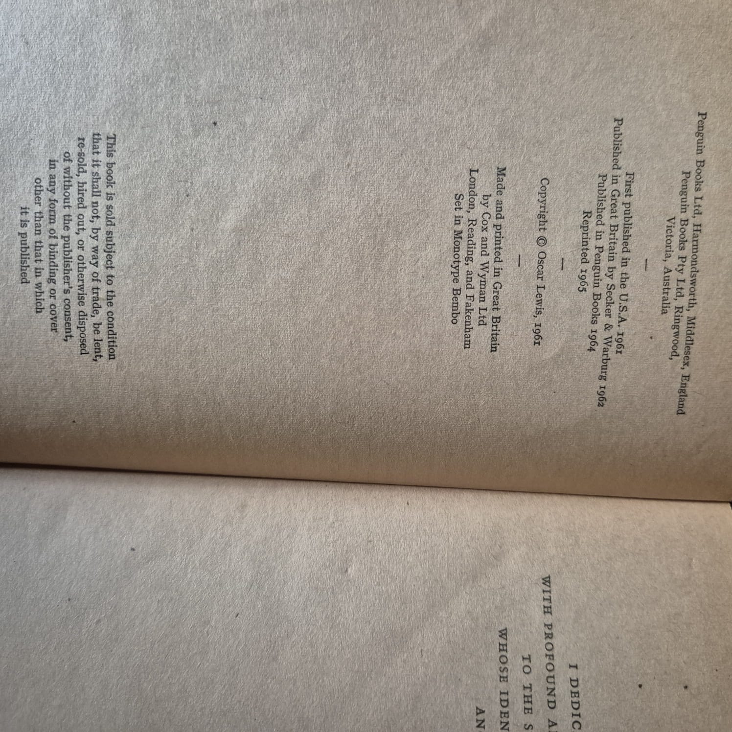 'The Children of Sánchez' by Oscar Lewis