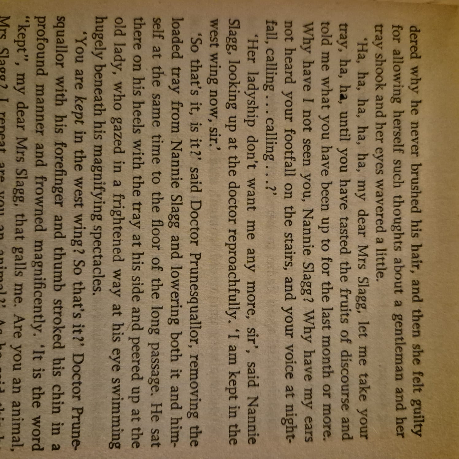 'The Gormenghast Trilogy: Titus Groan, Gormenghast & Titus Alone' by Mervyn Peake