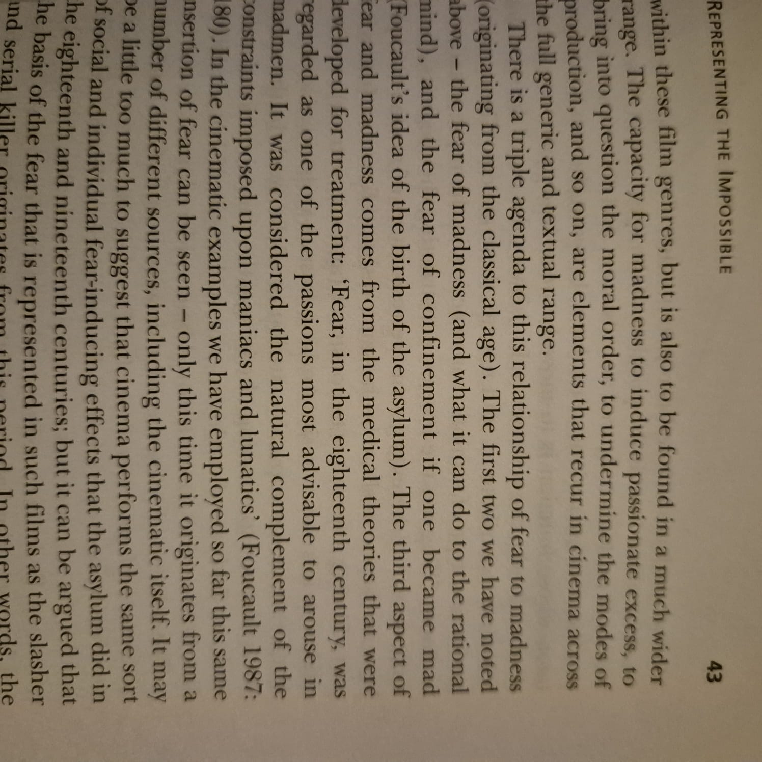 'Madness and Cinema: Psychoanalysis, Spectatorship and Culture' by Patrick Fuery