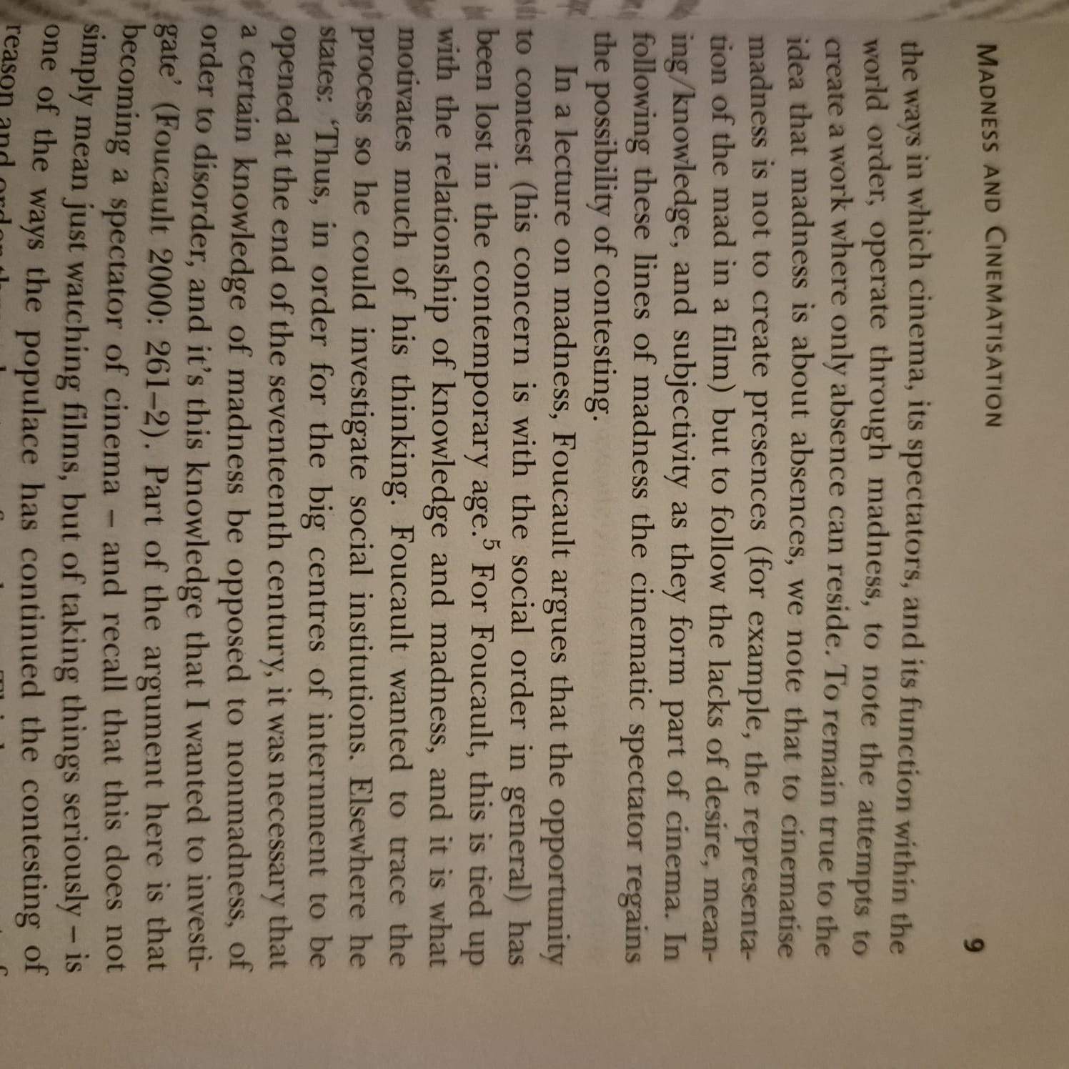 'Madness and Cinema: Psychoanalysis, Spectatorship and Culture' by Patrick Fuery