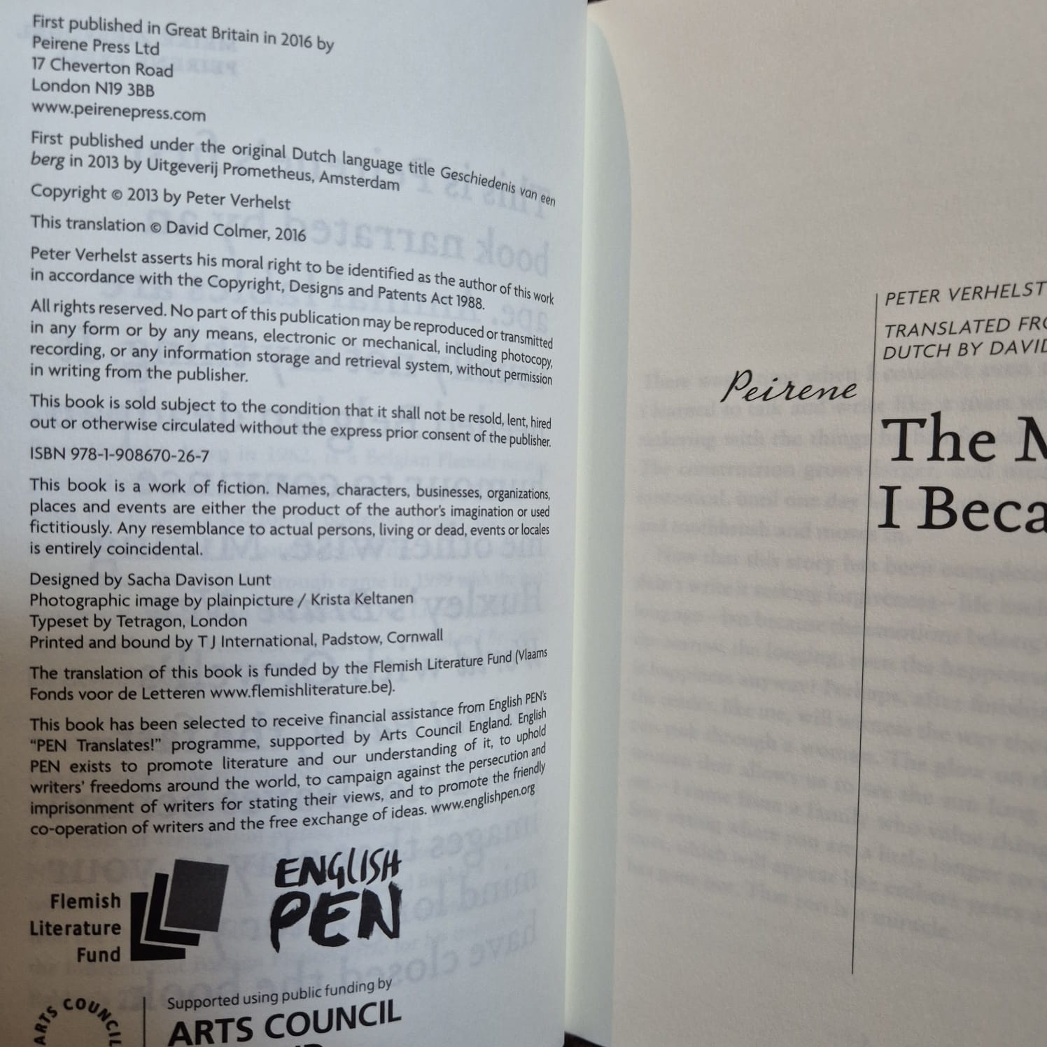 'The Man I Became' by Peter Verhelst