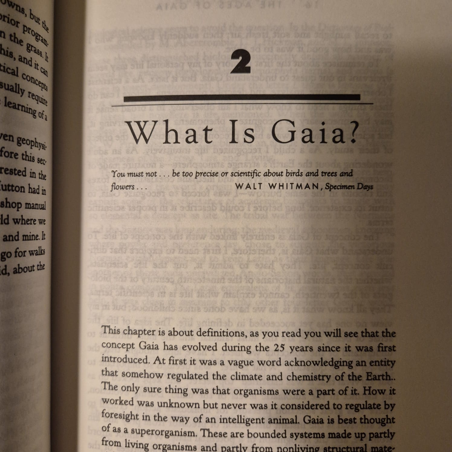 'The Ages of Gaia: A Biography of Our Living Earth' by James Lovelock