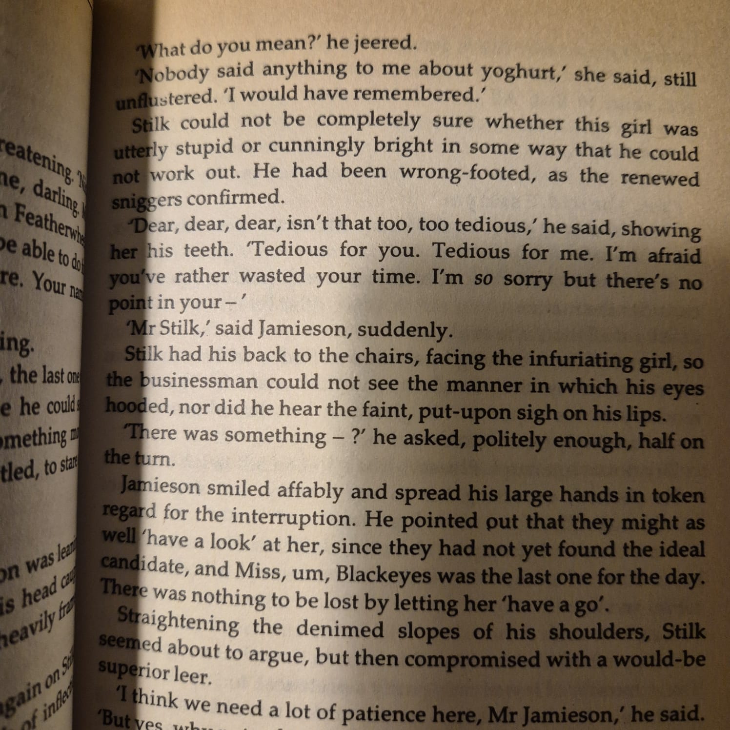 'Blackeyes' by Dennis Potter