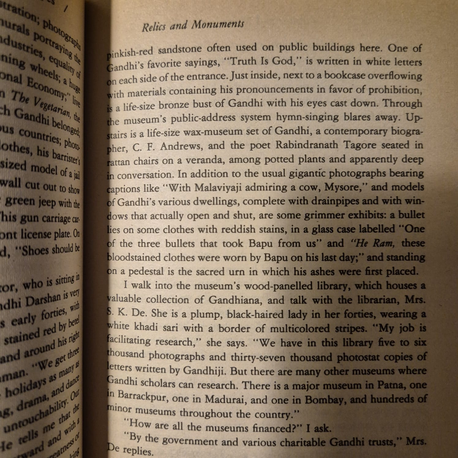'Mahatma Gandhi and His Apostles' by Ved Mehta