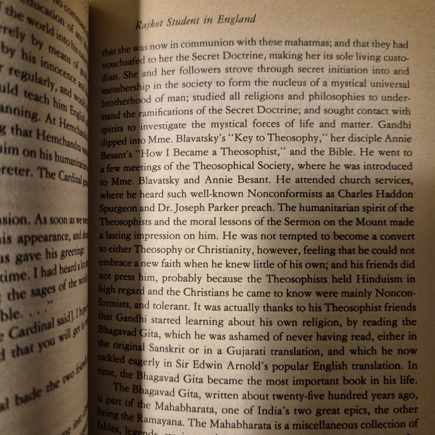 'Mahatma Gandhi and His Apostles' by Ved Mehta