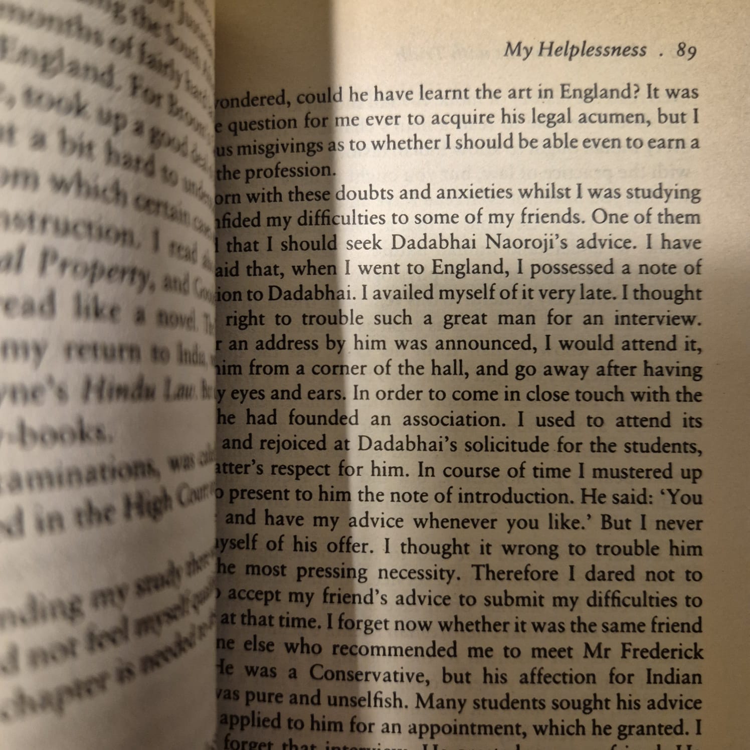 'An Autobiography: The Story of My Experiments with Truth' by M. K. Gandhi