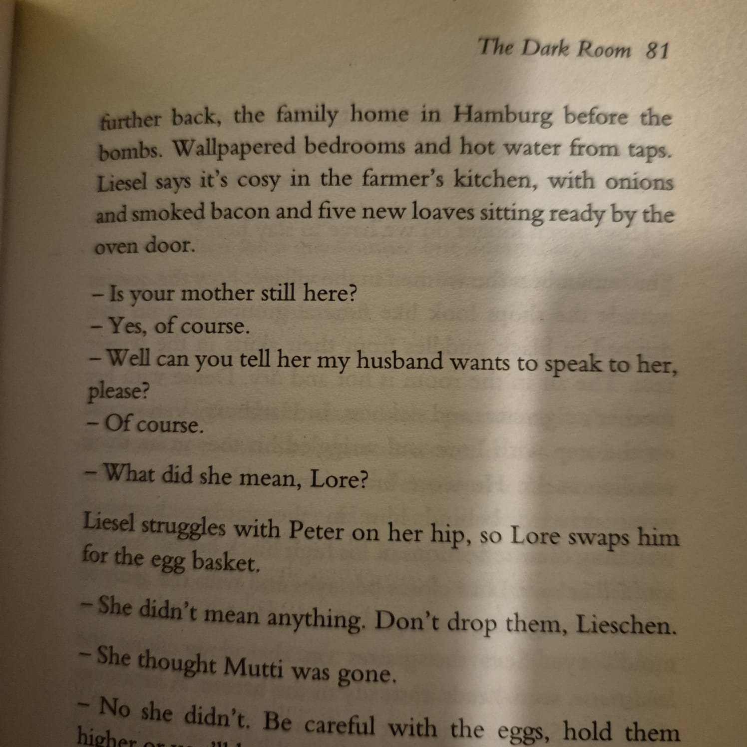 'The Dark Room' by Rachel Seiffert