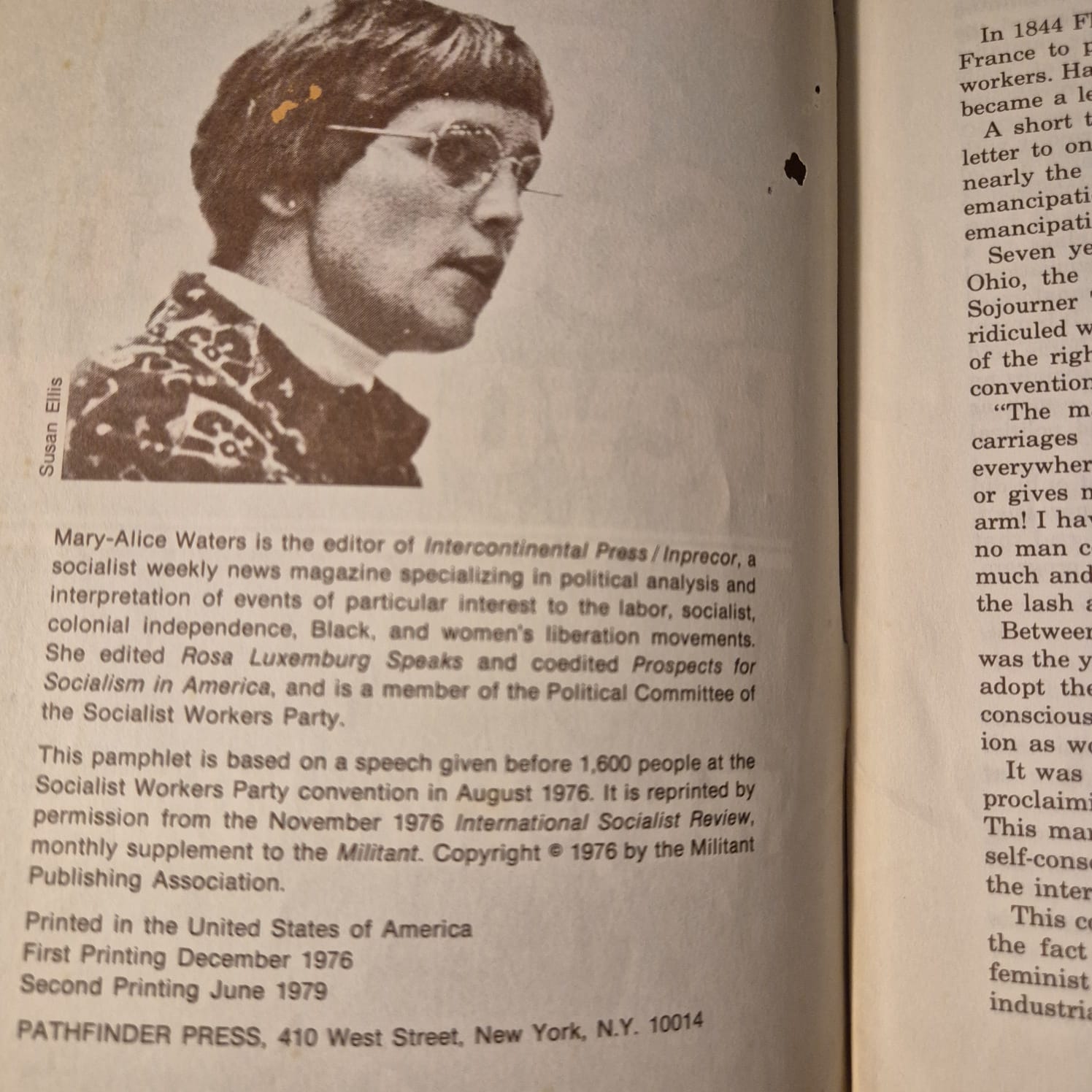 'Women & the Socialist Revolution' by Mary-Alice Waters