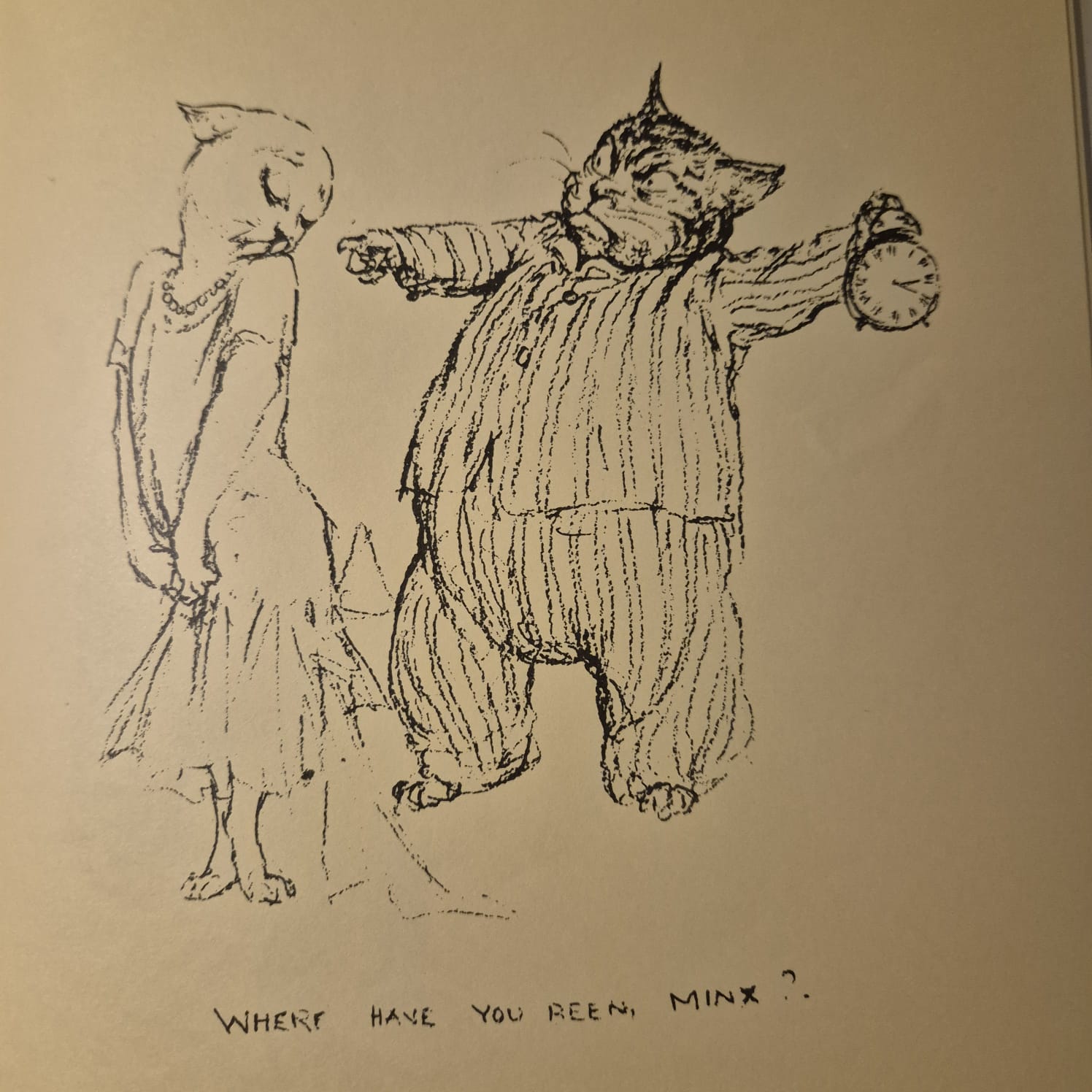 'Cats' by Norman Lindsay