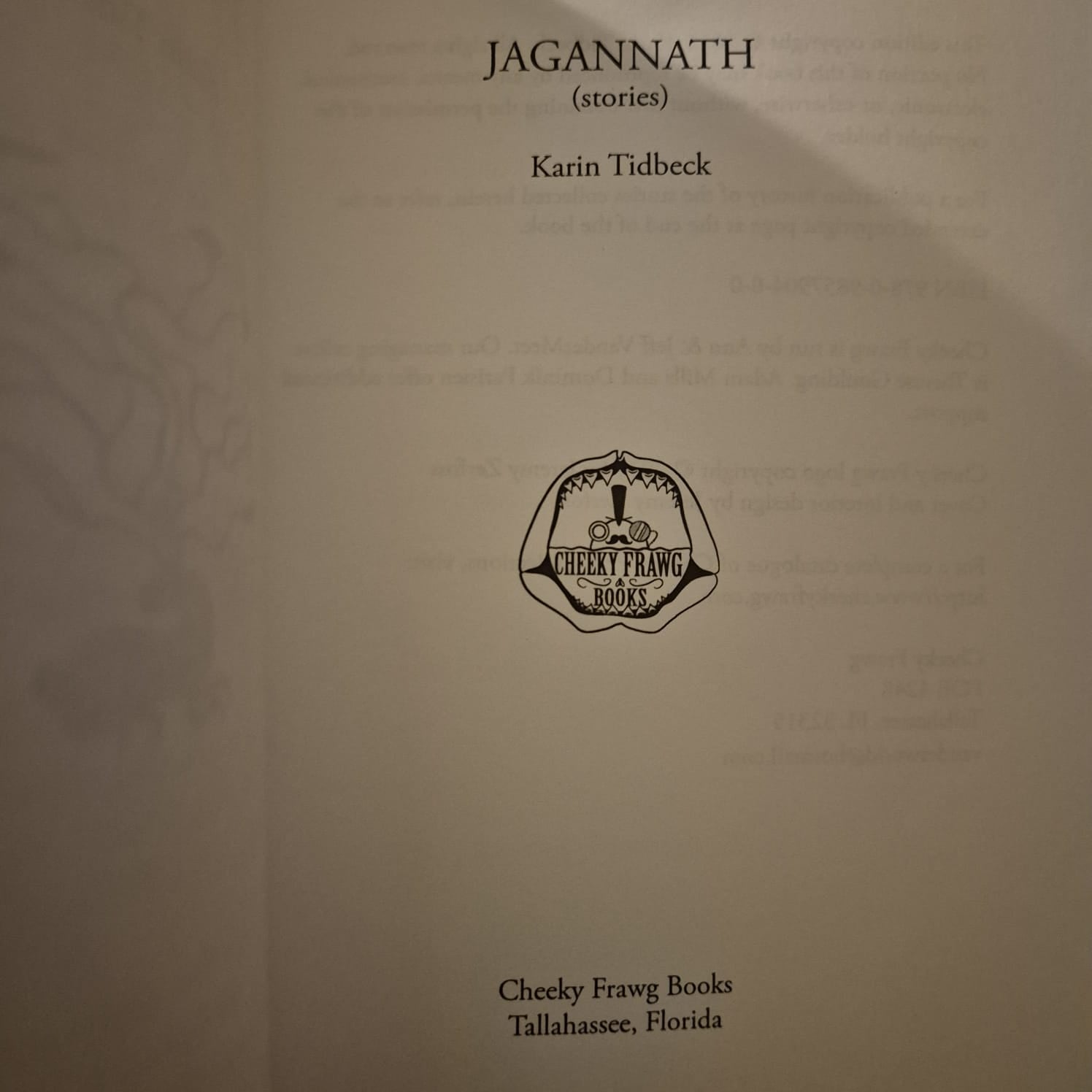 'Jagannath' by Karin Tidbeck