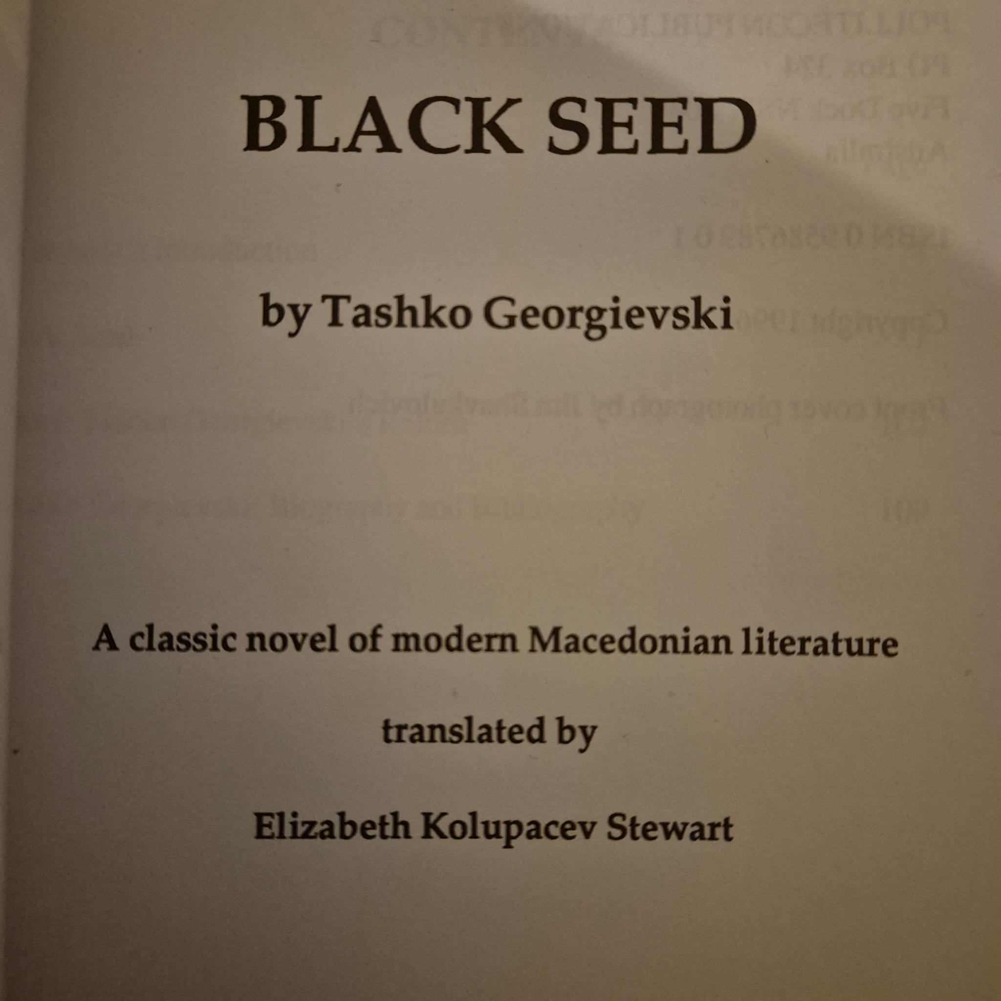 'Black Seed' by Tashko Georgievski
