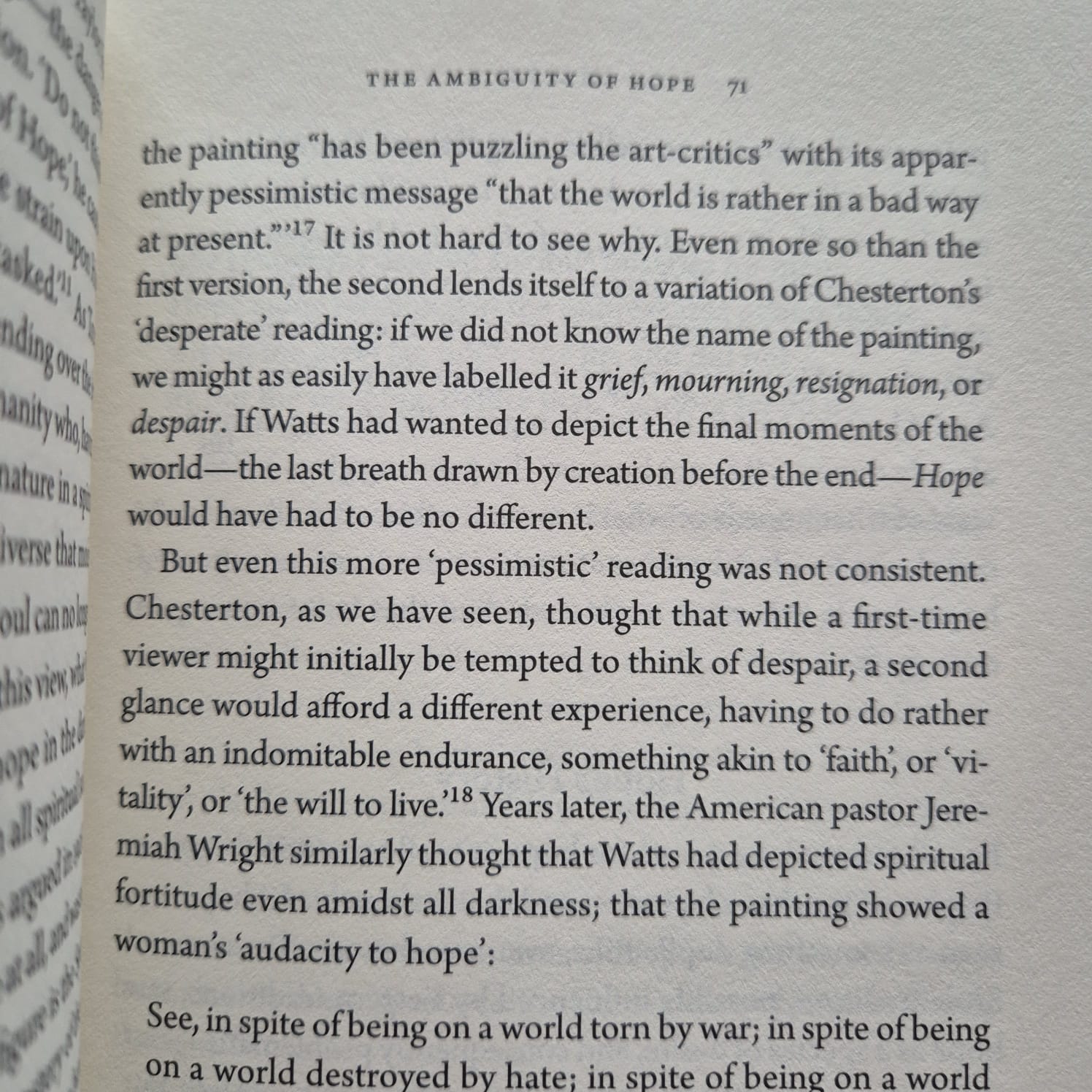 'Hopeful Pessimism' by Mara van der Lugt
