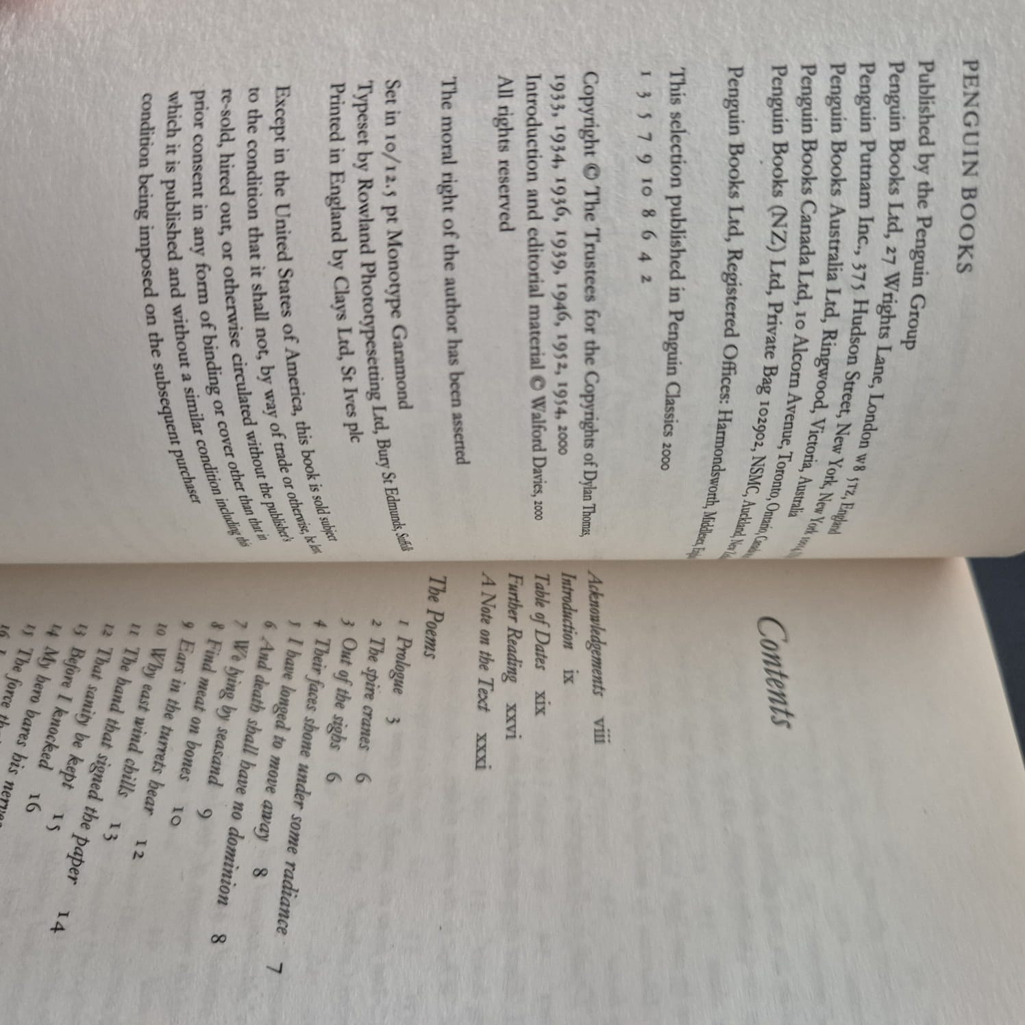 'Selected Poems' by Dylan Thomas