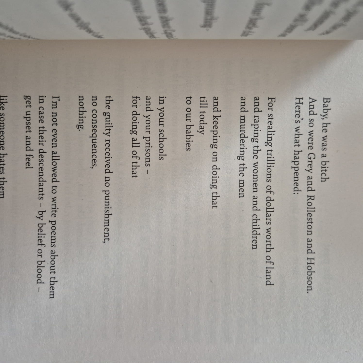 'Big Fat Brown Bitch' by Tusiata Avia