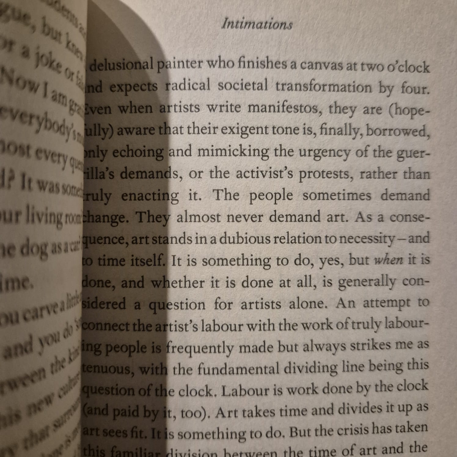 'Intimations: Six Essays' by Zadie Smith