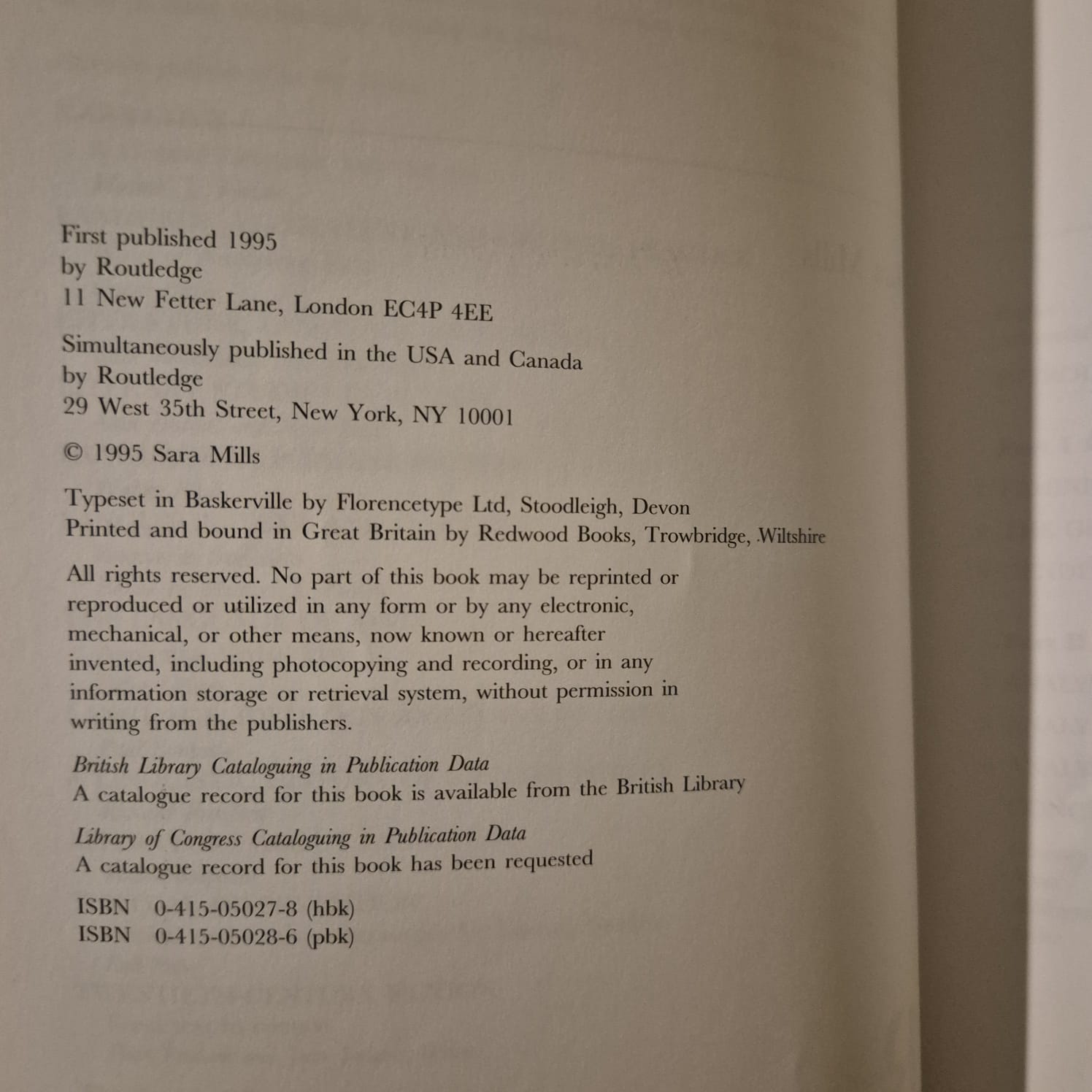 'Feminist Stylistics' by Sara Mills