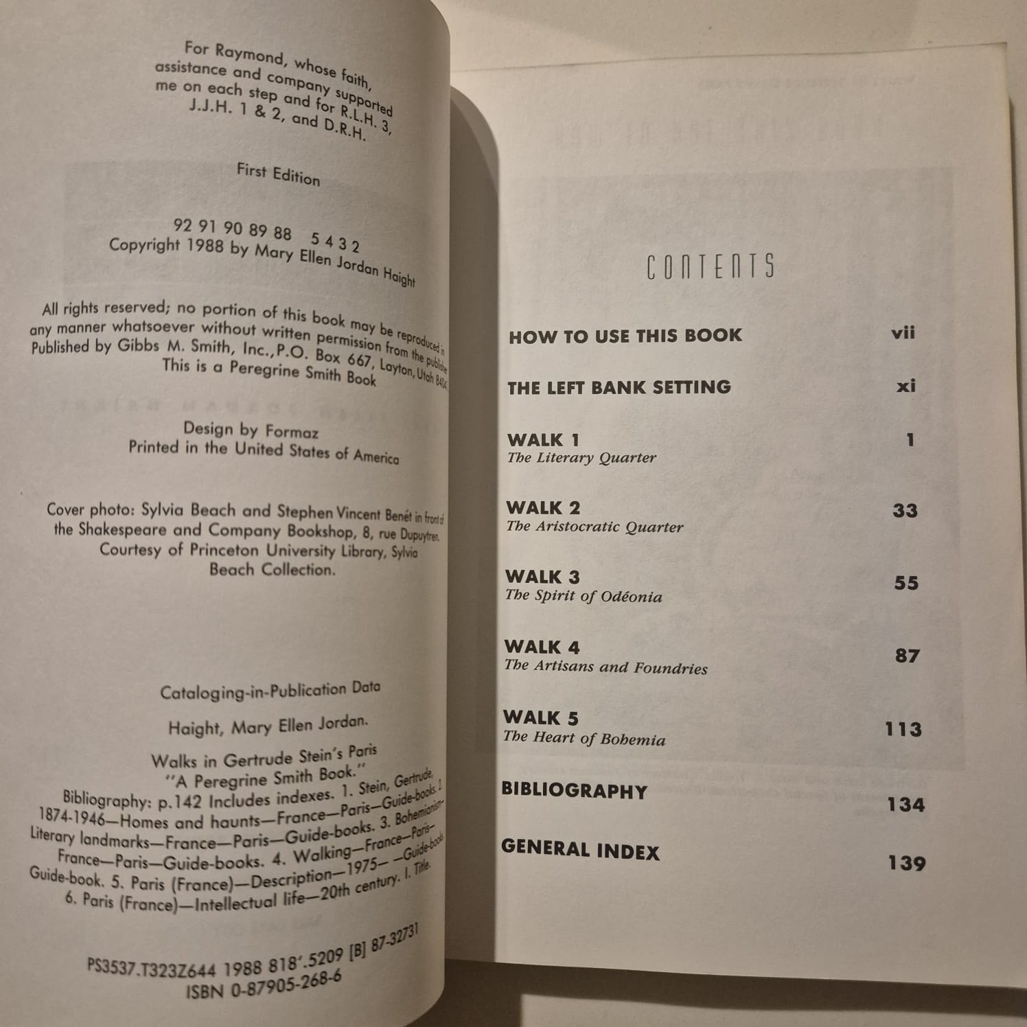'Walks in Gertrude Stein's Paris' by Mary Ellen Jordan Haight