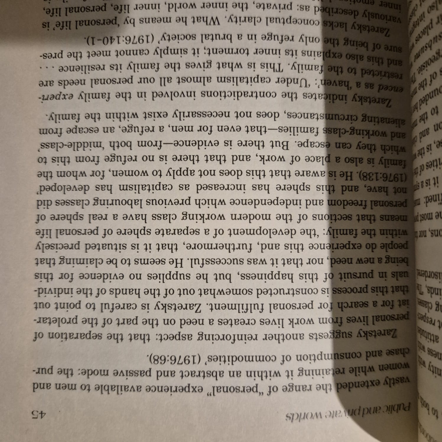 'Subordination: Feminism and Social Theory' by Clare Burton