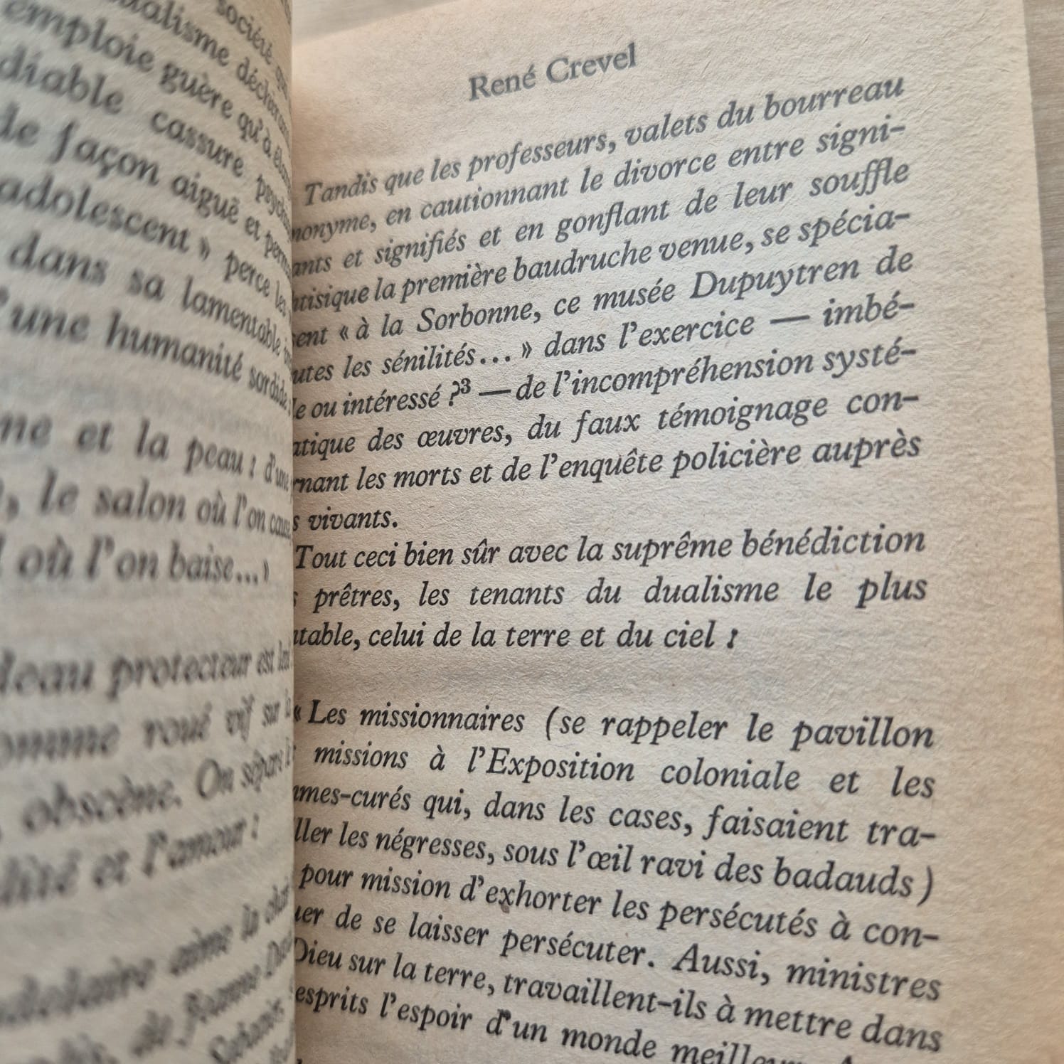 'Le Clavecin de Diderot / Néo-Critique et Critique / Paul Éluard' by René Crevel (French)