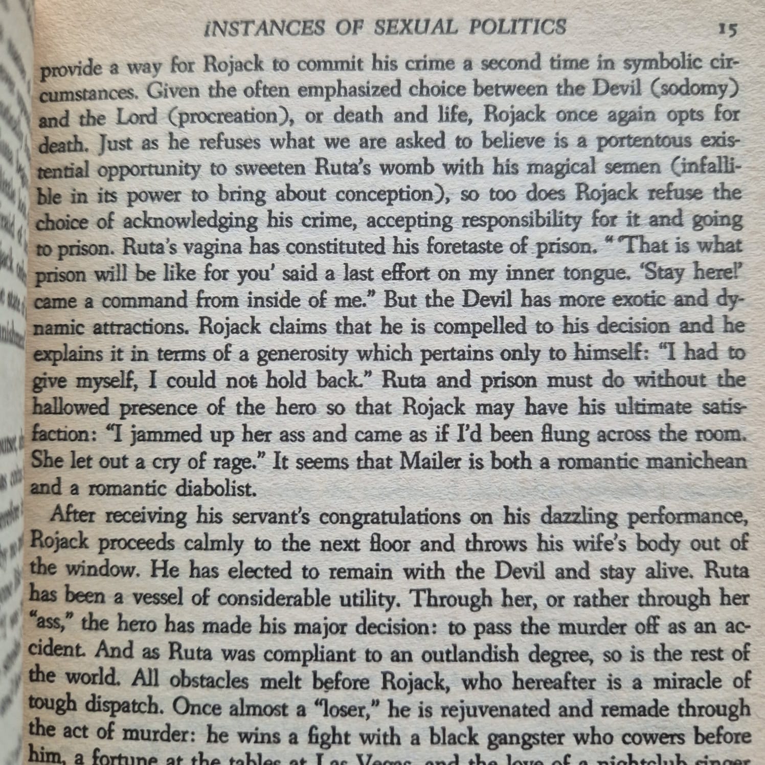 'Sexual Politics' by Kate Millett